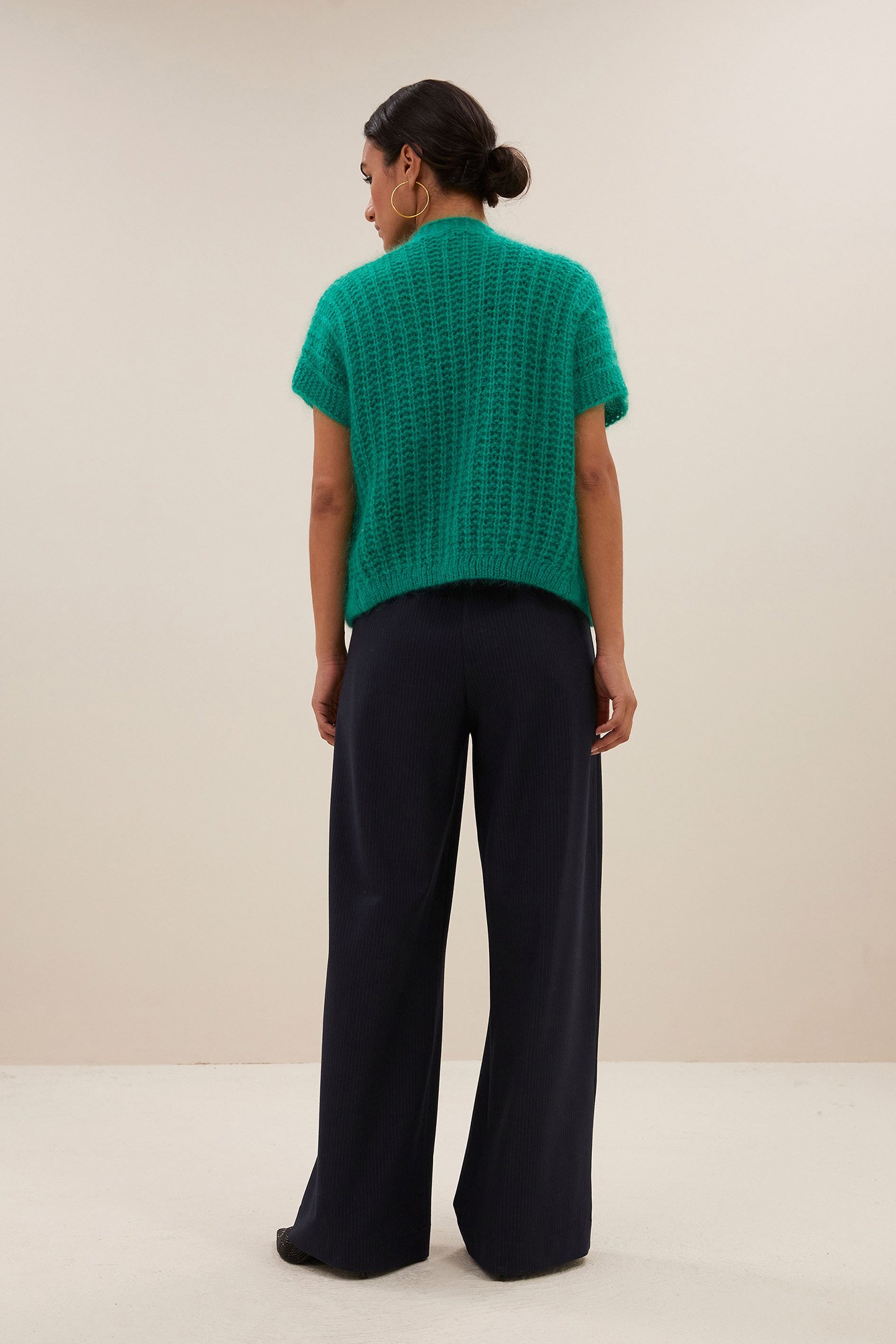 ANNA CARDIGAN BRIGHT GREEN 2