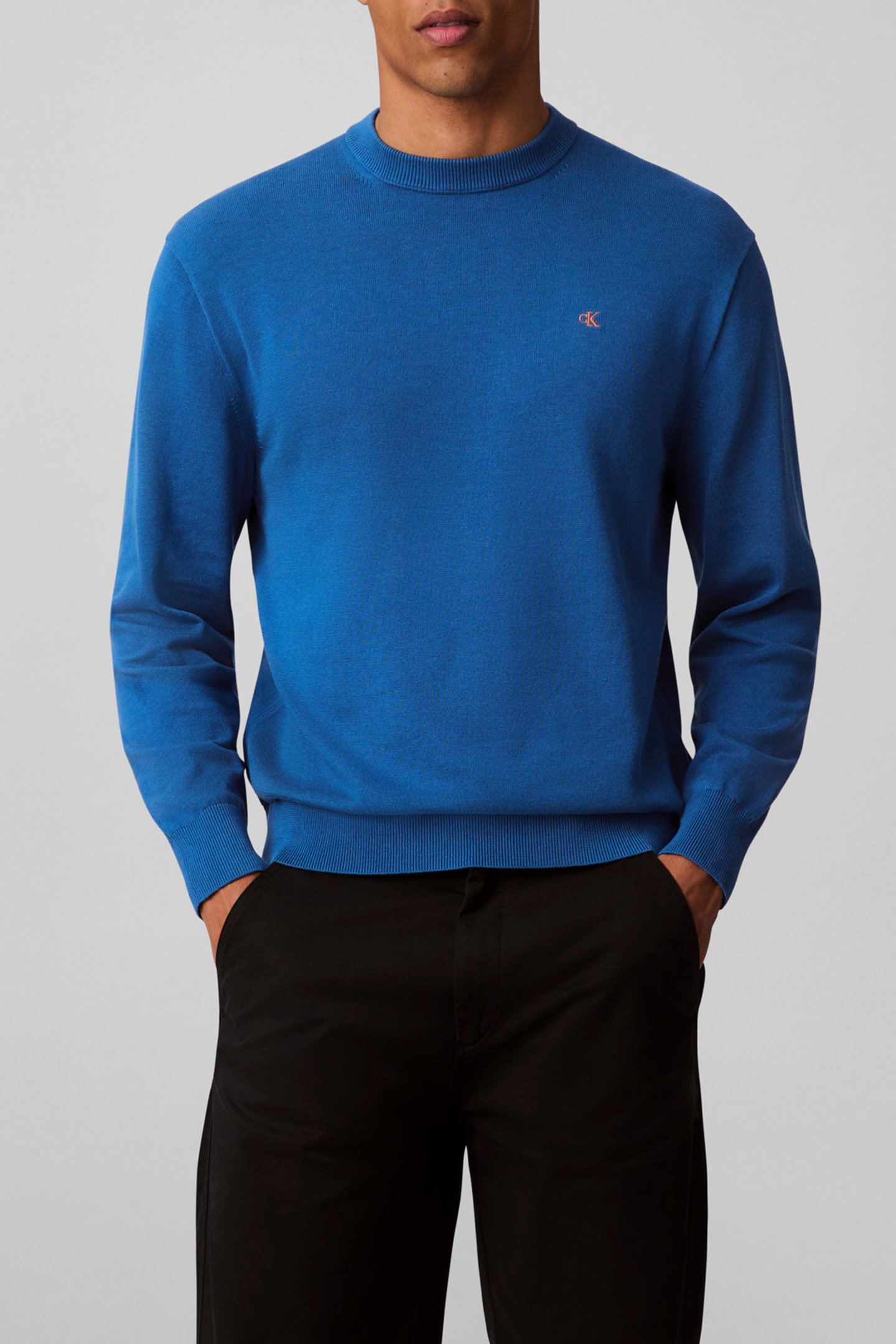 LS COTTON EASY FIT ROYAL LAGOON by Calvin Klein