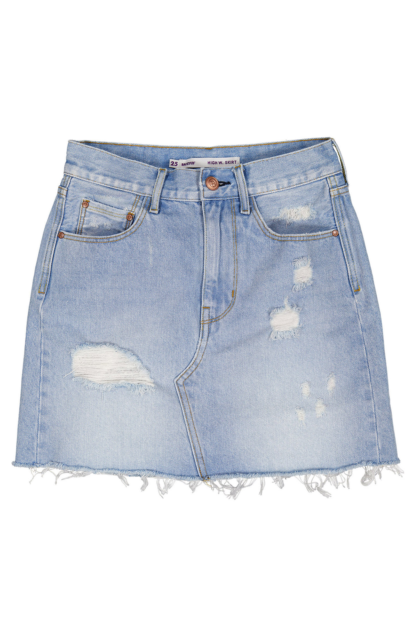 RIVER - HS21 MINI SKIRT VINTAGE BLUE 1