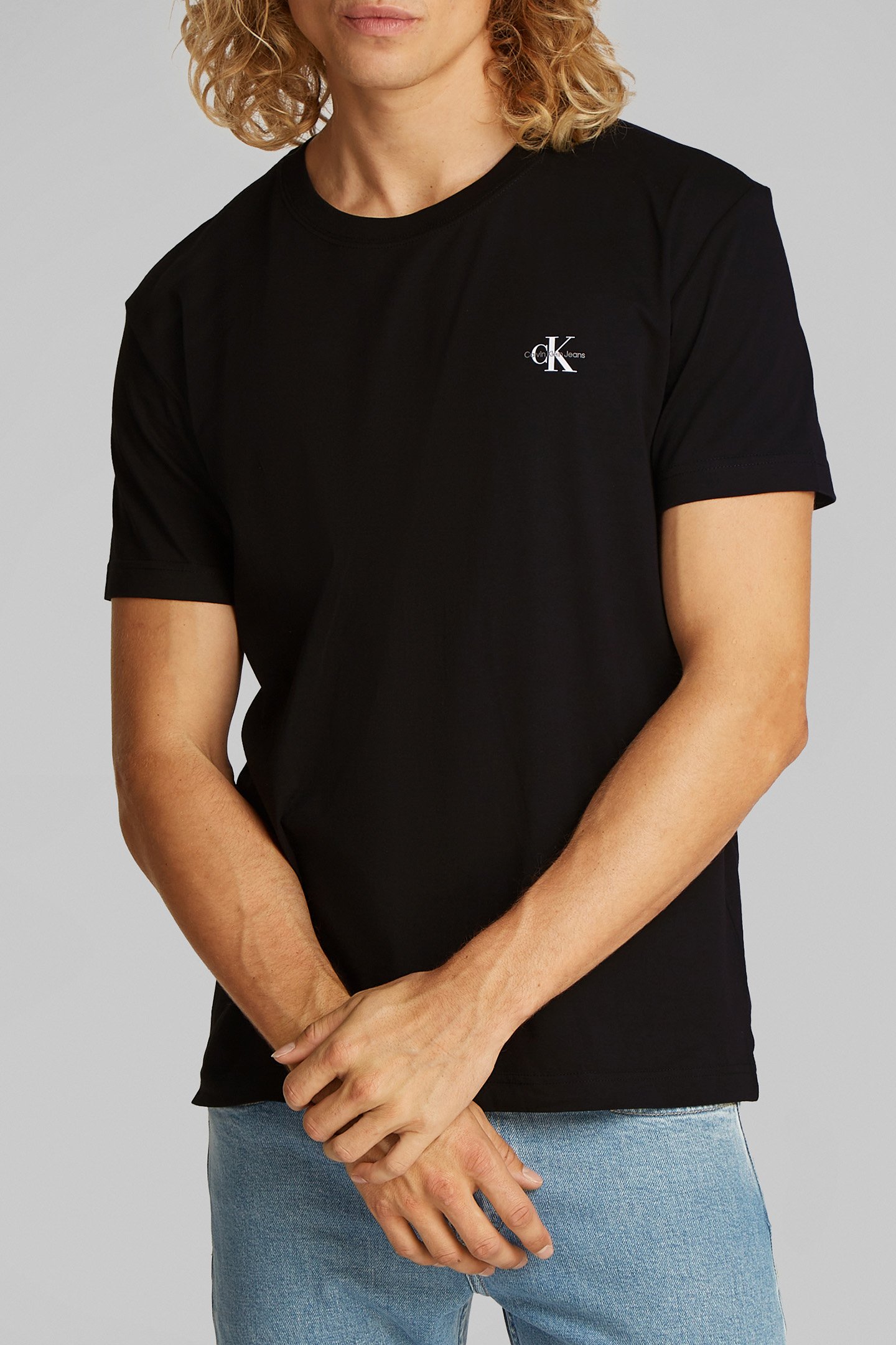 2 PACK MONOLOGO T-SH CK BLACK / CK BLACK by Calvin Klein