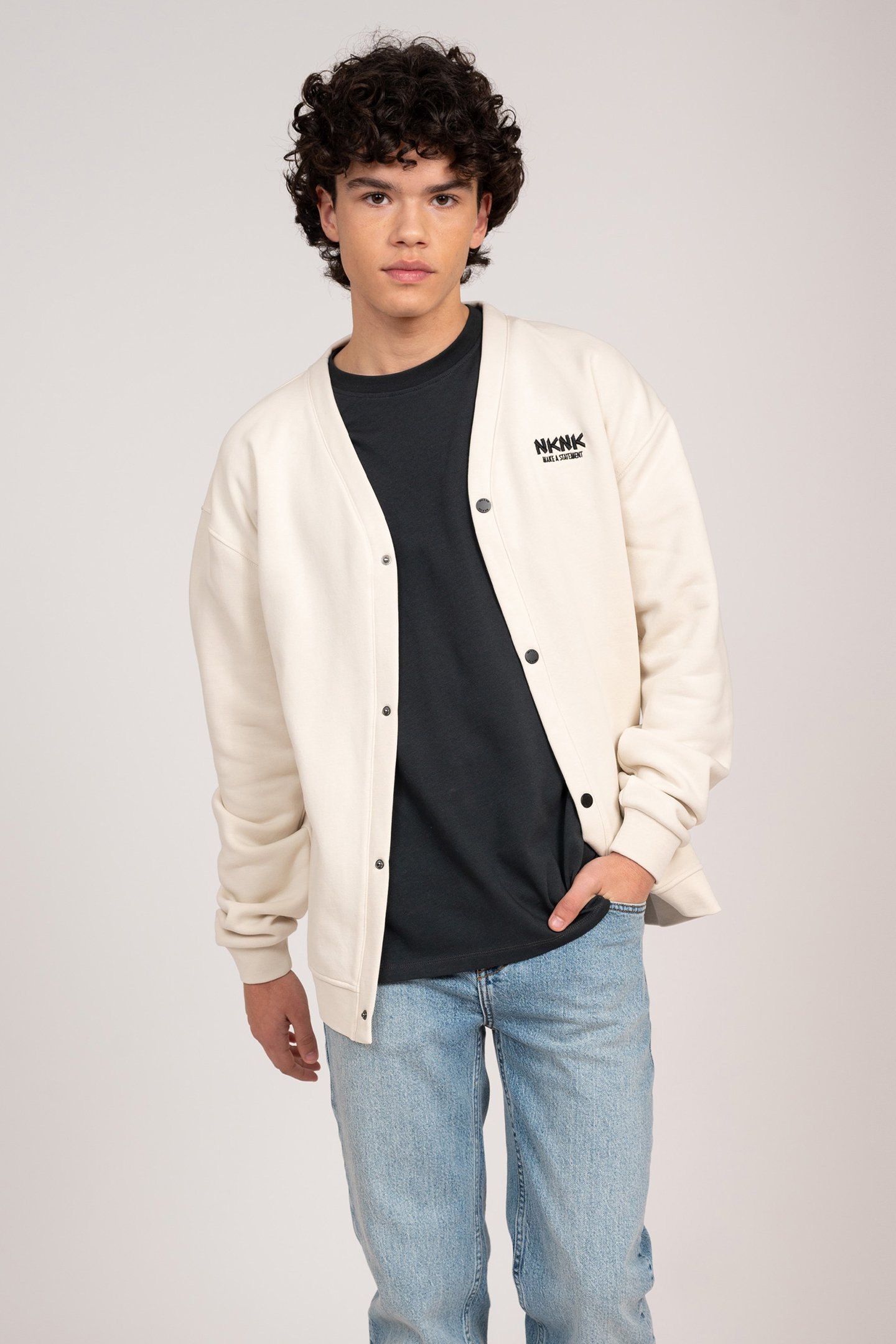STATEMENT SWEAT CARDIGAN KIT by NIK & NIK