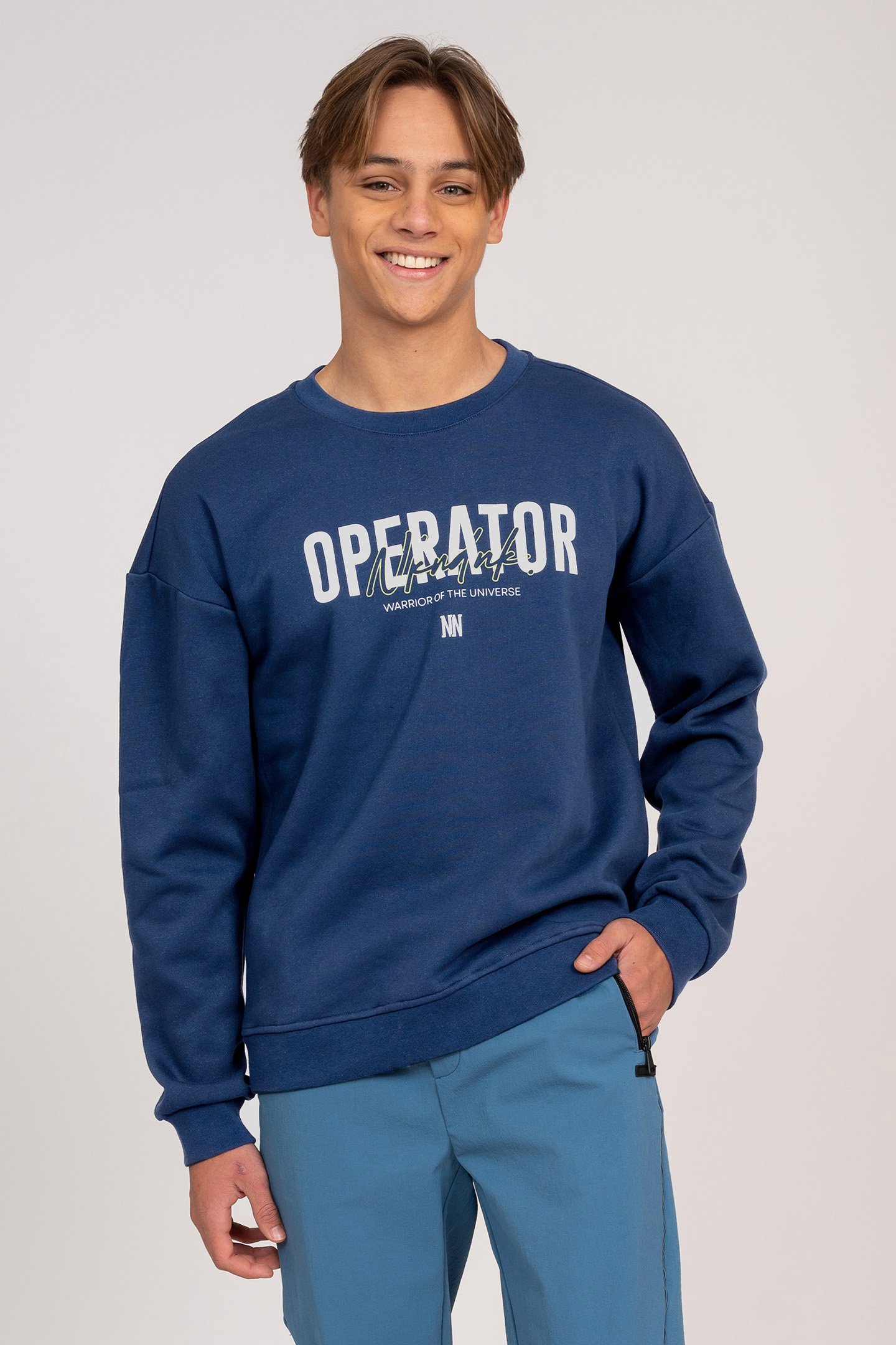 OPERATOR SWEATSHIRT MIDNIGHT BLUE by NIK & NIK