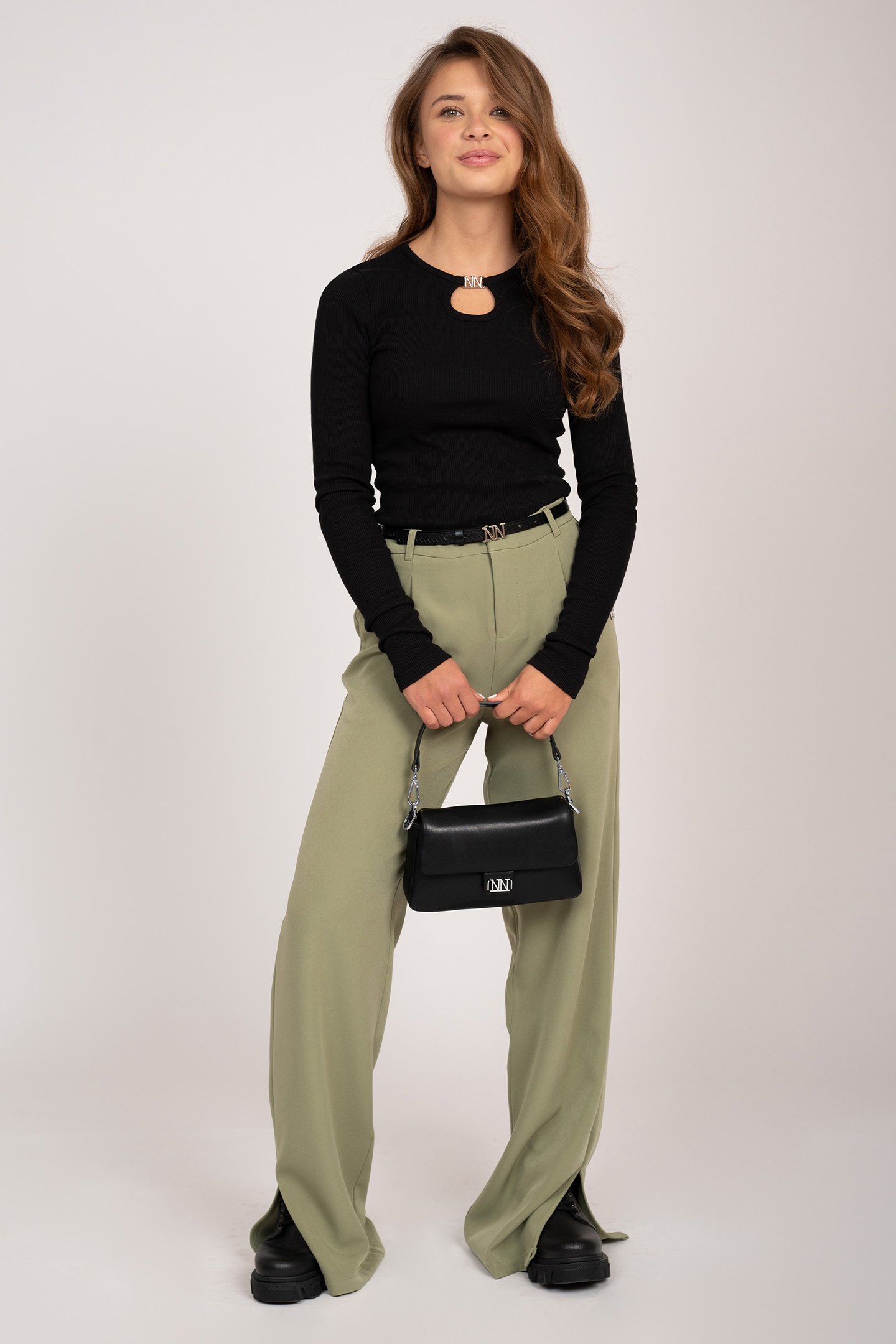 LAYLA PANTS CROCODILE GREEN by NIK & NIK