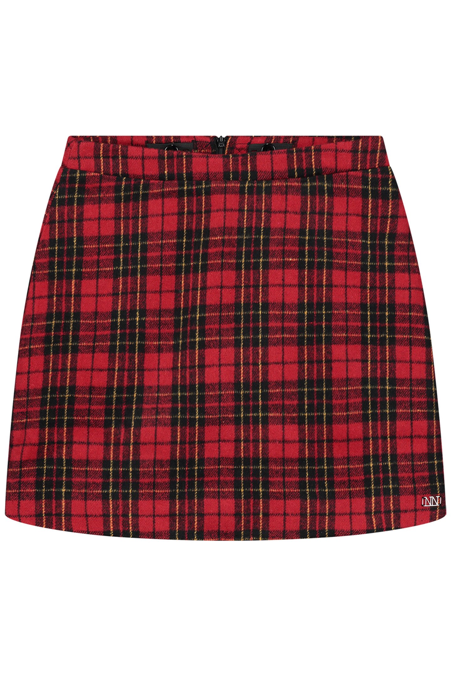 TARTAN SKIRT RUBY RED 1