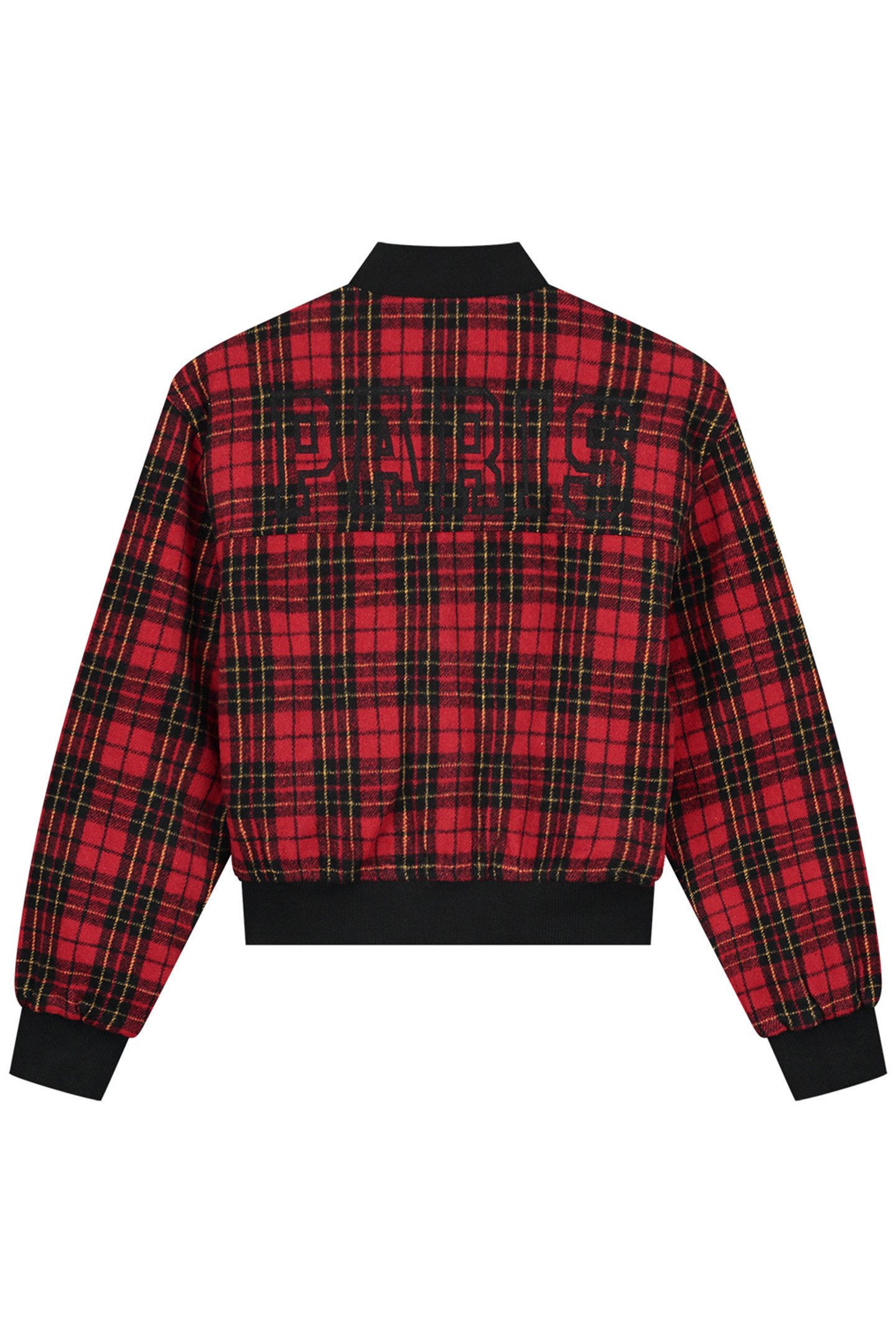 TARTAN BOMBER RUBY RED 4