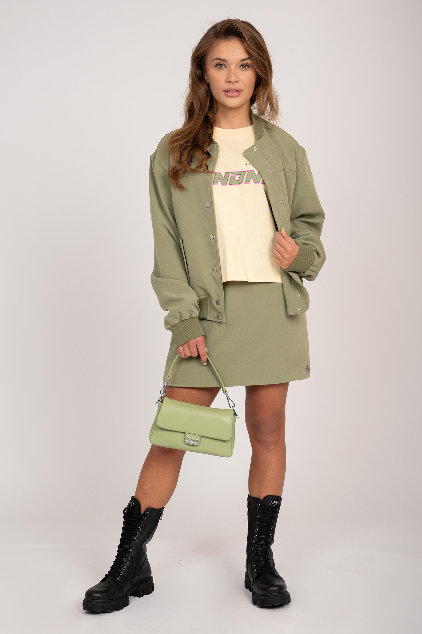 LAYLA JACKET CROCODILE GREEN by NIK & NIK