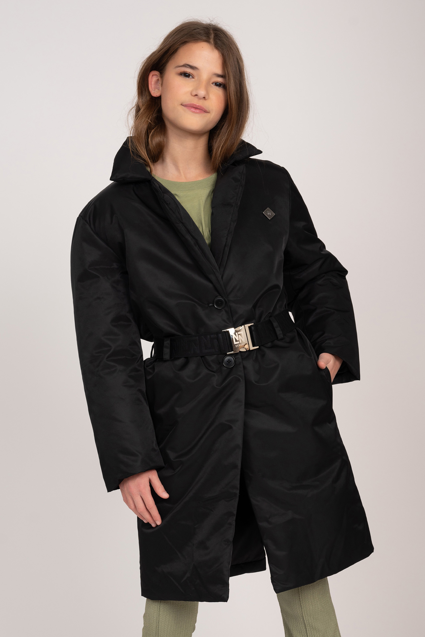 HAILEE PUFFER TRENCHCOAT BLACK by NIK & NIK