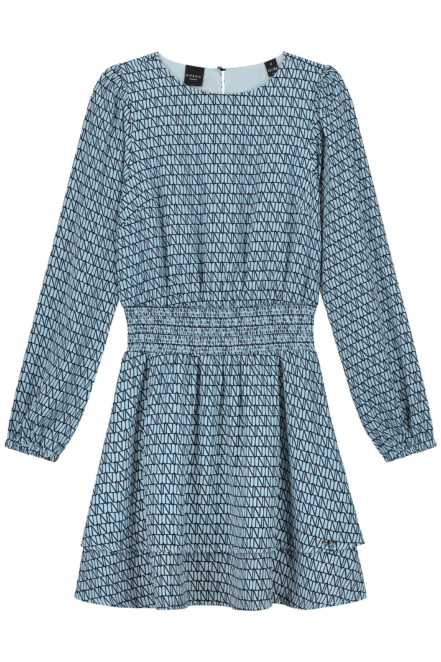 LEIGHTON LOGO DRESS SKY BLUE 2