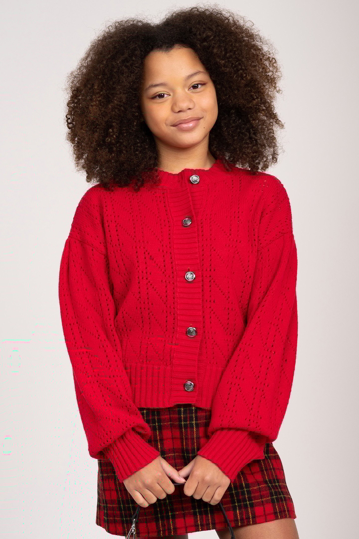 MINCO CARDIGAN RUBY RED by NIK & NIK