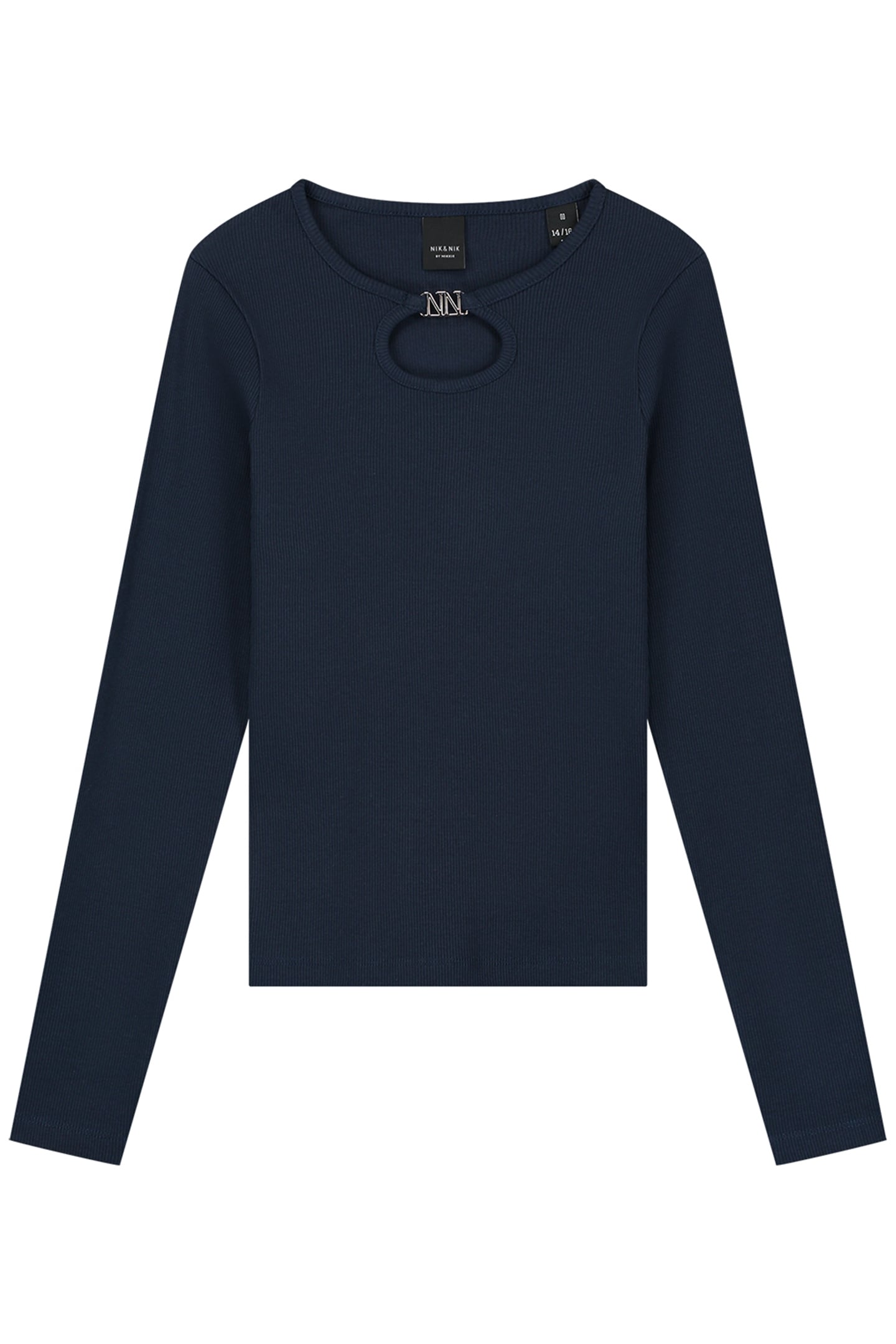 PRESLEY LS RIB TOP DARK NIGHT 2
