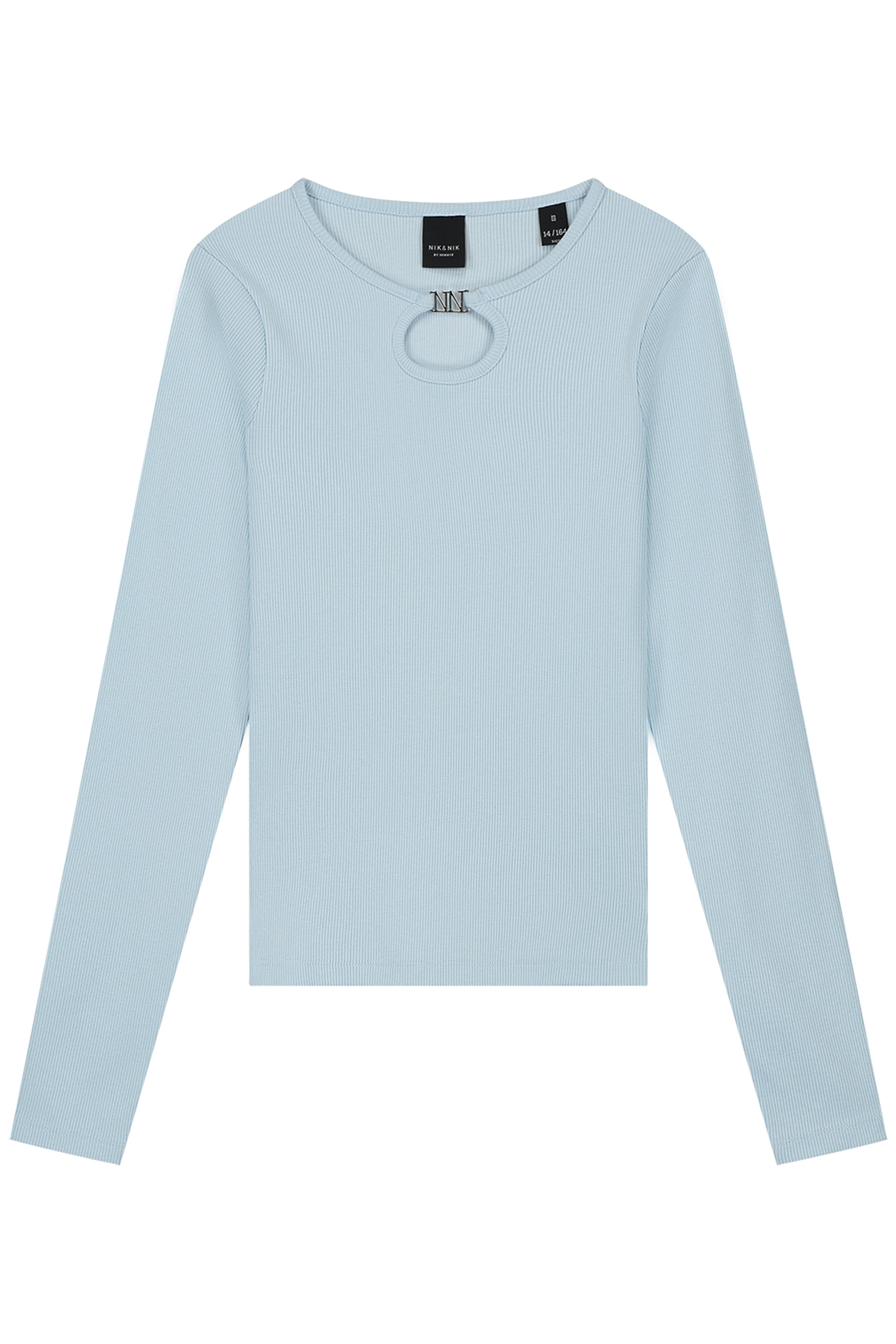 PRESLEY LS RIB TOP SKY BLUE 1