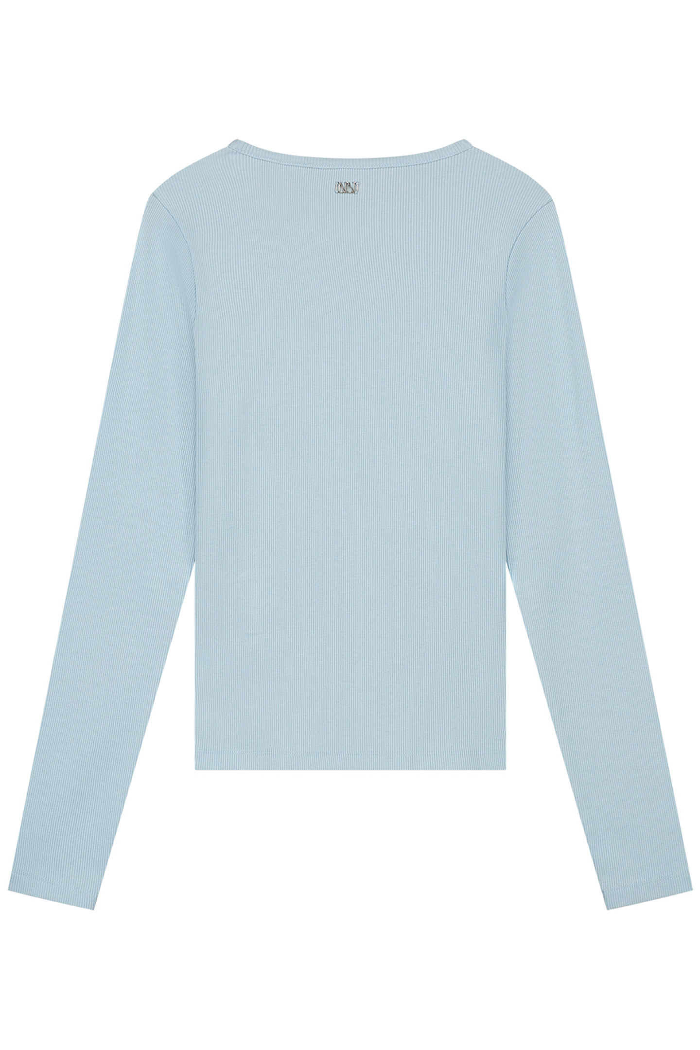 PRESLEY LS RIB TOP SKY BLUE 2