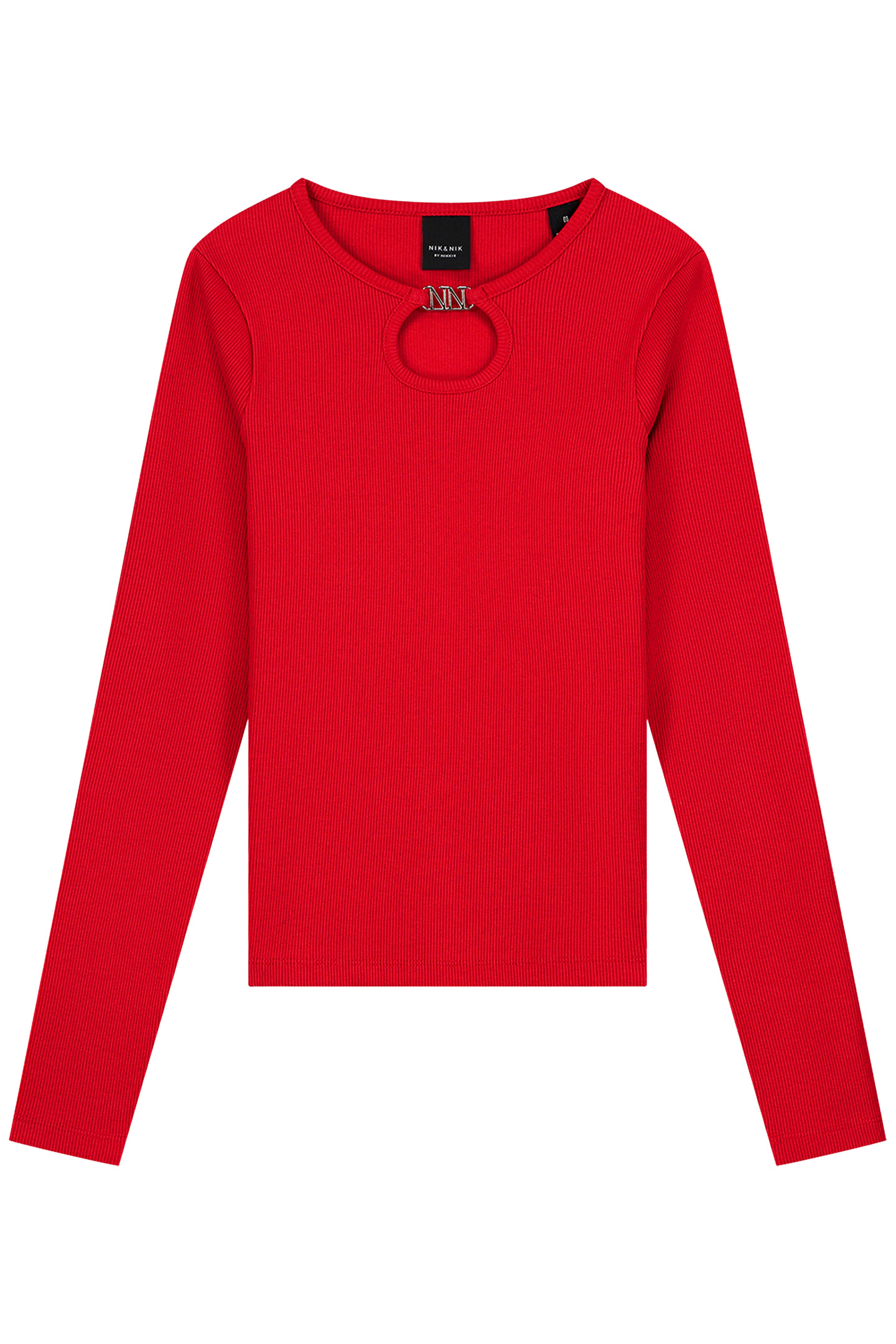 PRESLEY LS RIB TOP RUBY RED 2