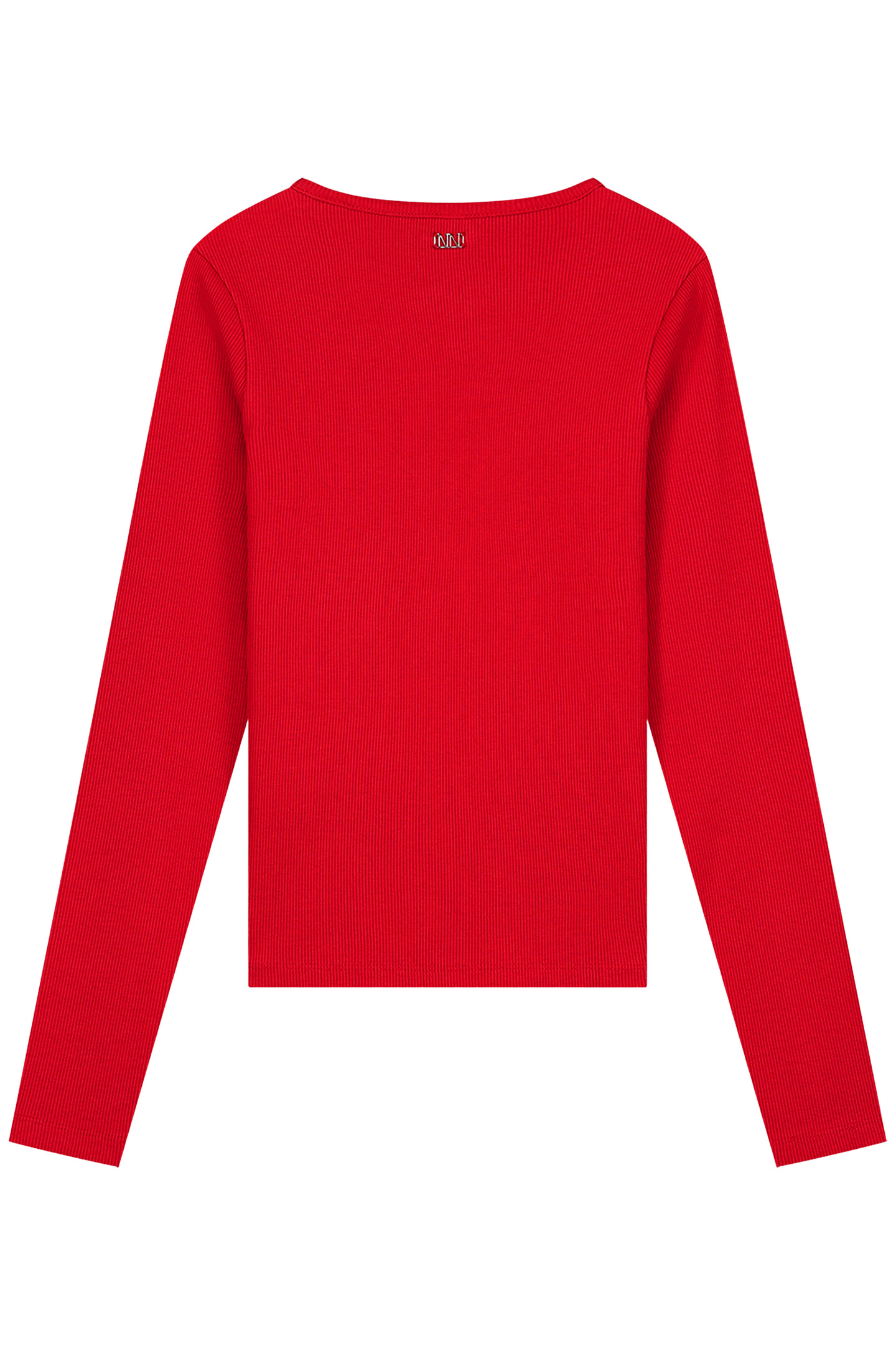 PRESLEY LS RIB TOP RUBY RED 3