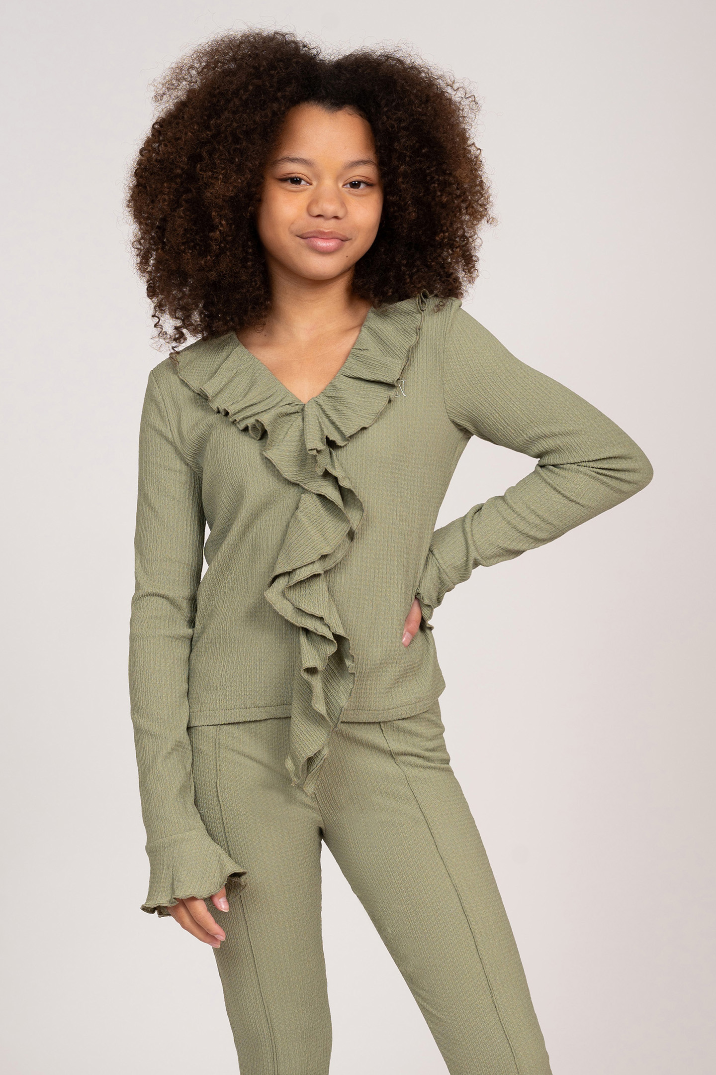 VONDA TOP CROCODILE GREEN 1