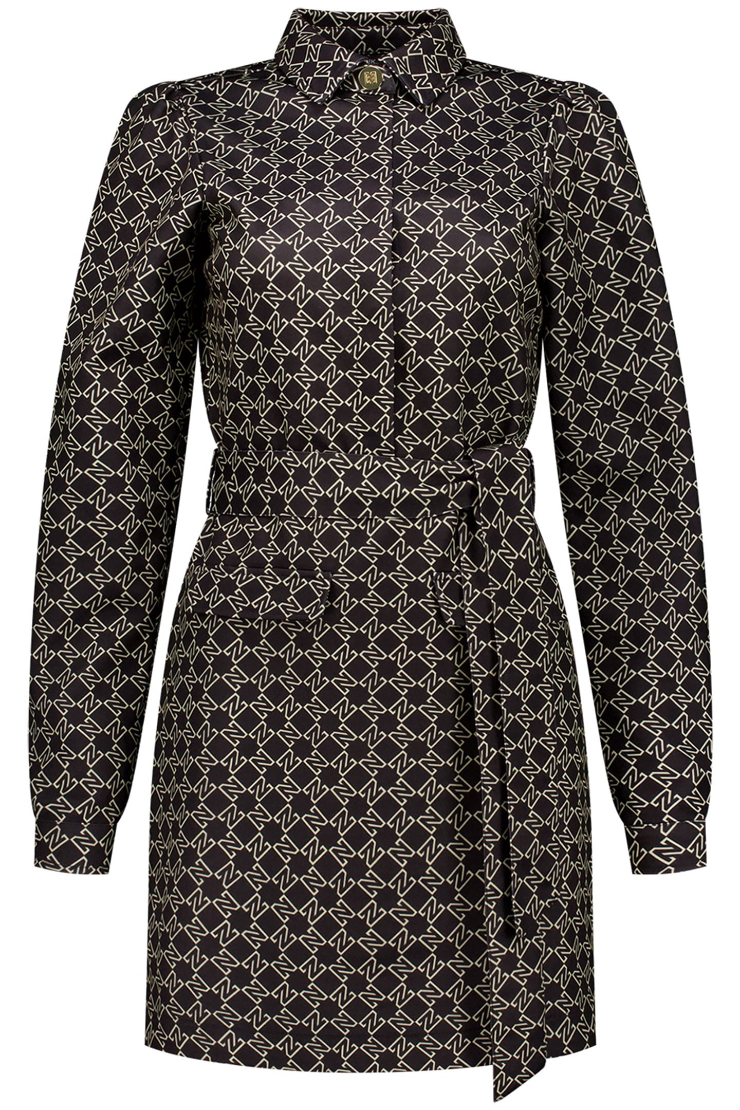 MONOGRAM LOGO DRESS BLACK 2