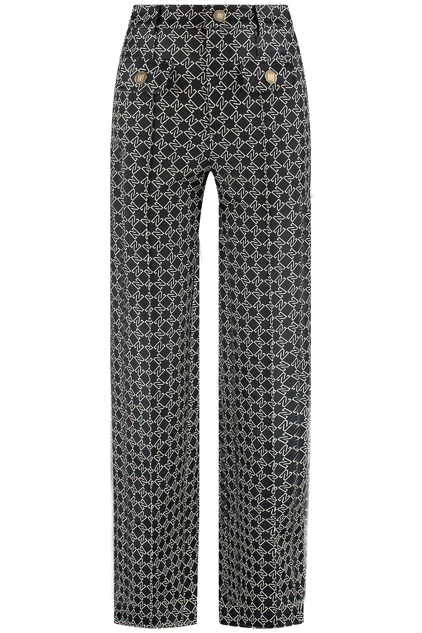 MONOGRAM LOGO PANTS BLACK 1