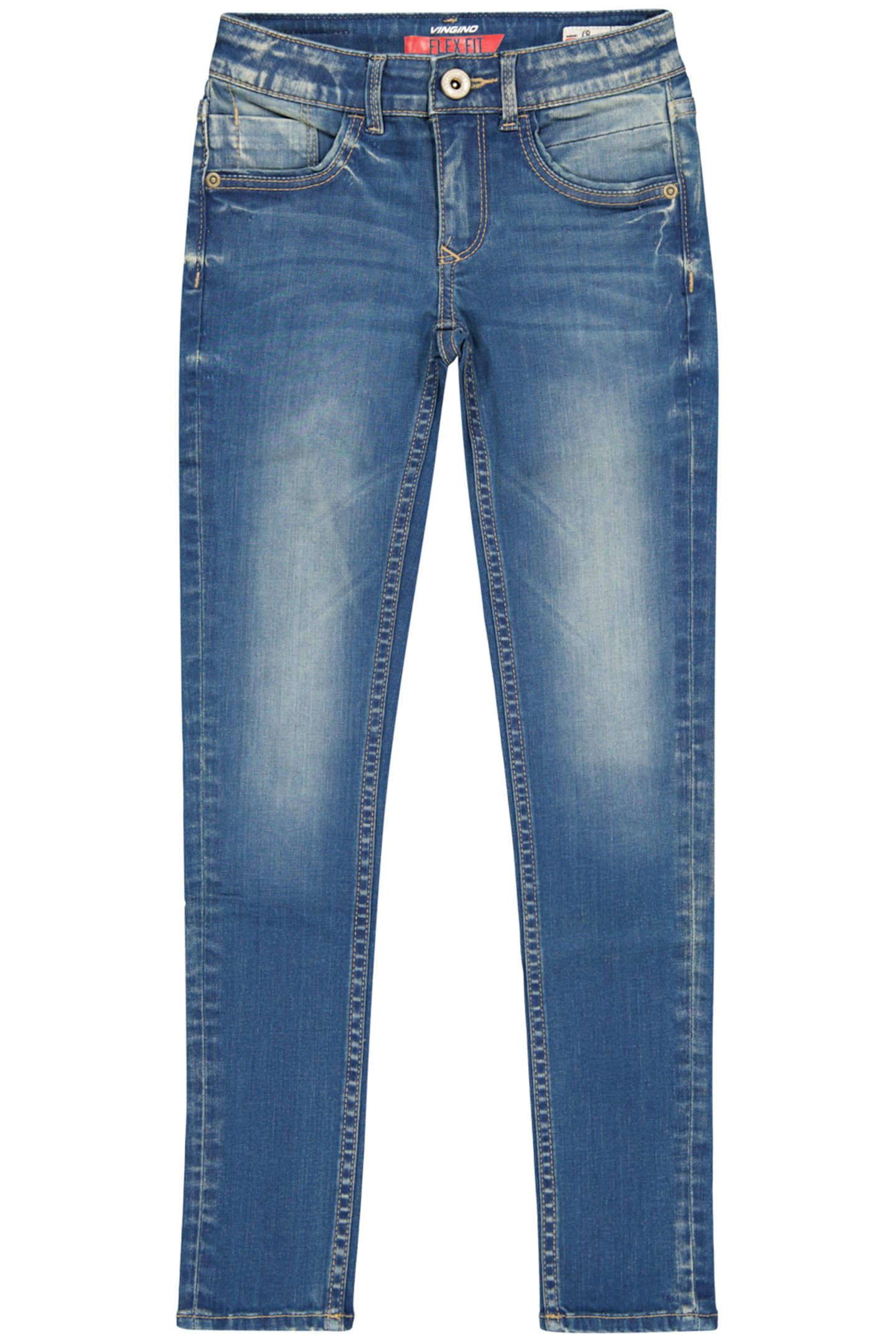 GIRL'S BERNICE JEANS MID BLUE WASH by Vingino