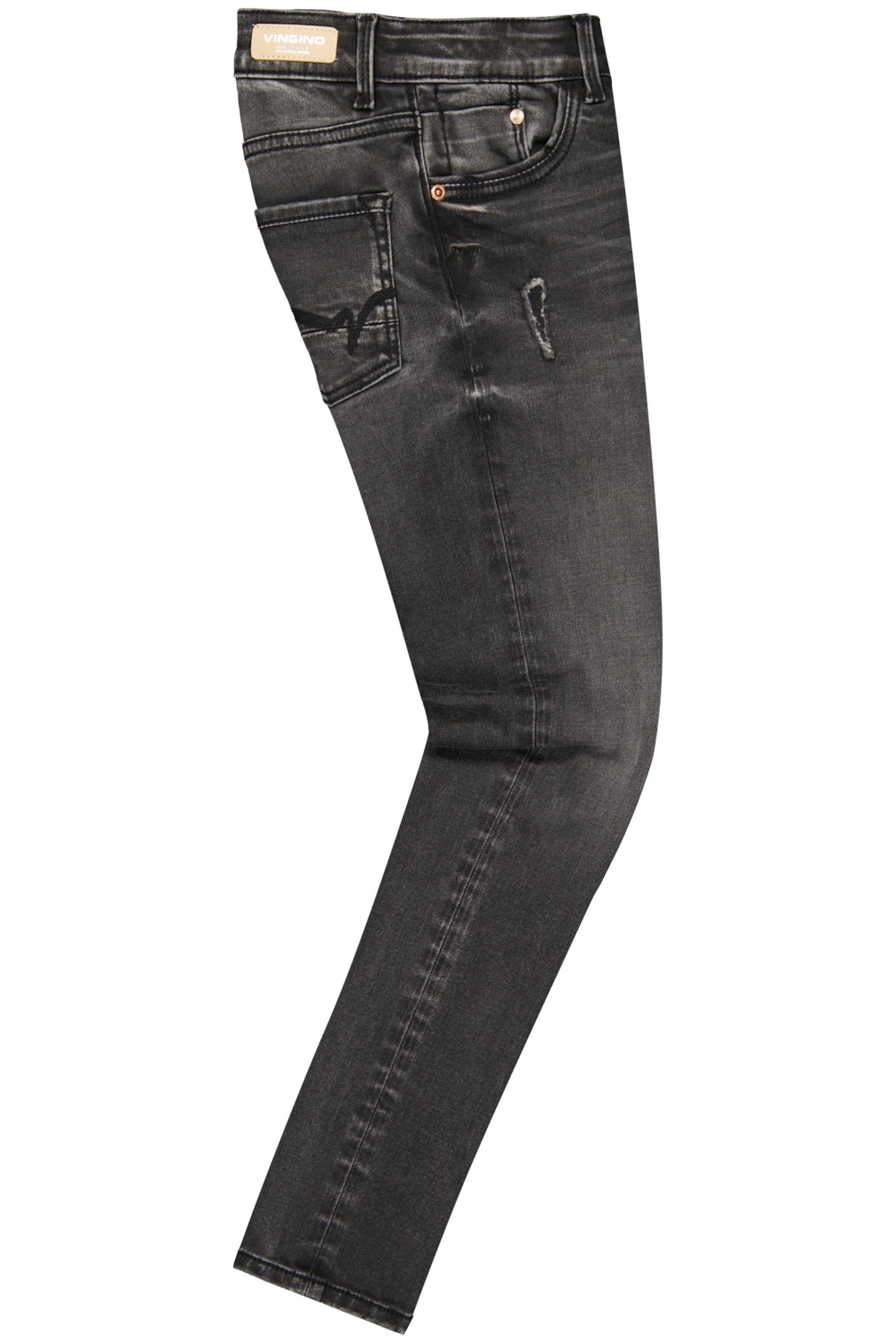 GIRL'S BIANCA JEANS DARK GREY VINTAGE 3