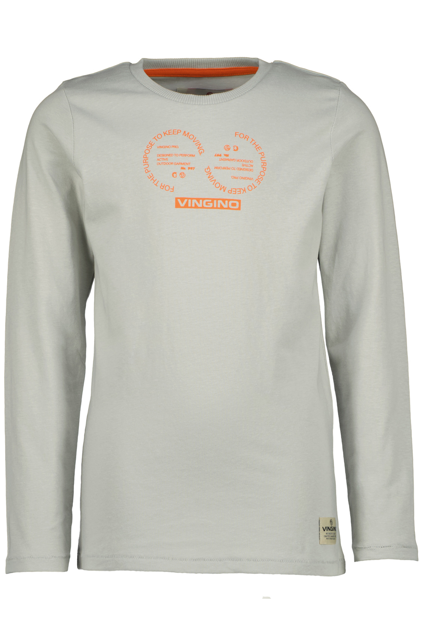 BOY'S JEAY T-SHIRT SMOKE GREY by Vingino