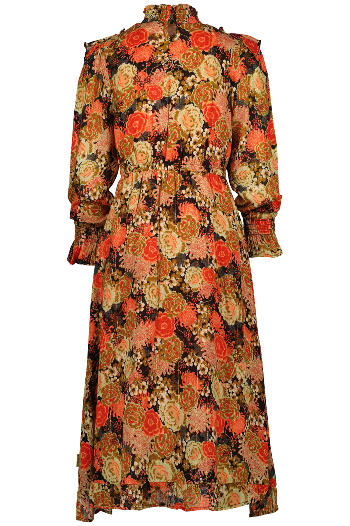 GIRL'S PELLY MIDI DRESS EARTH CORAL 2