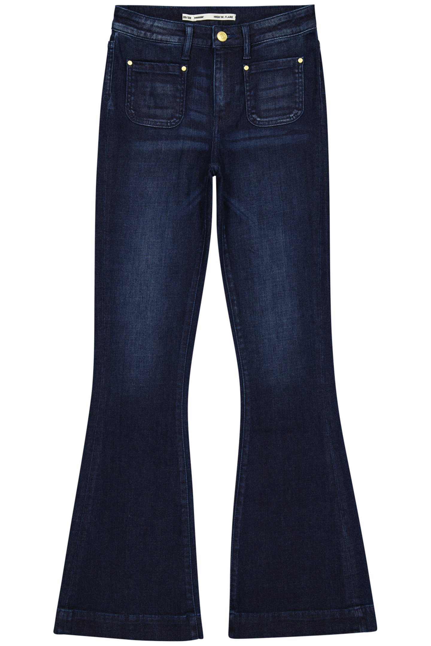 SUNRISE PATCHEDON POCKETS JEANS DARK BLUE STONE by RAIZZED