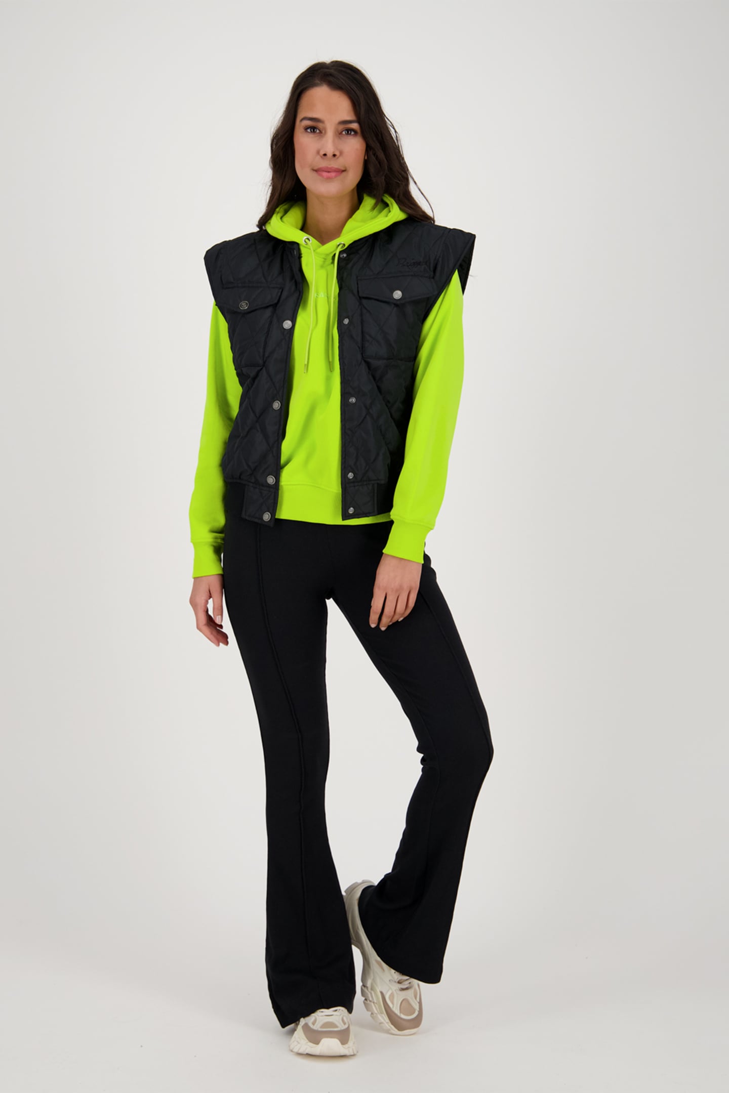 RAIZZED Joy Pants Deep Black Maat: S | Wijde Broeken Outlet | Dames | Zwart