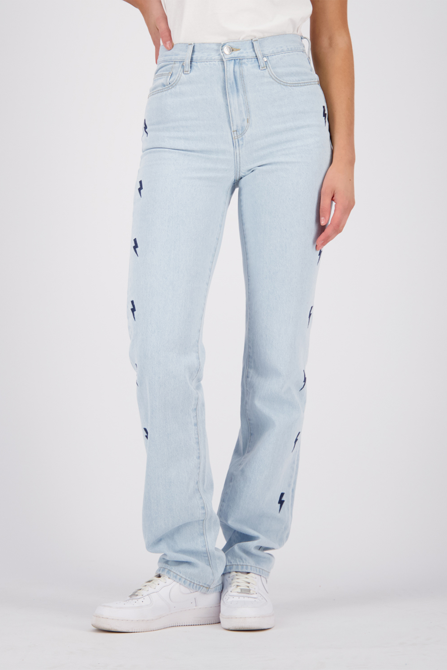 SUNSET LIGHTNING JEANS LIGHT BLUE STONE 1