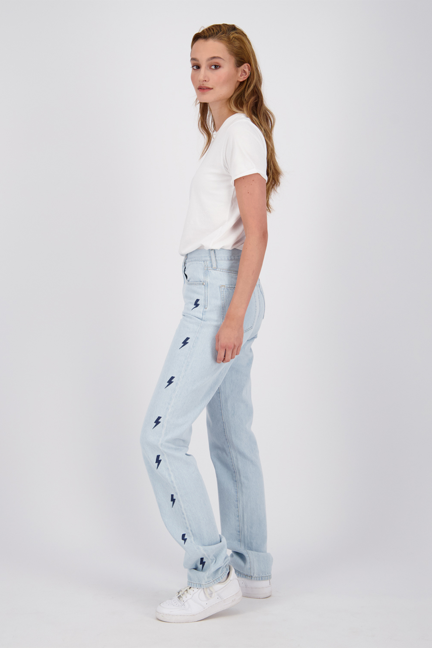 SUNSET LIGHTNING JEANS LIGHT BLUE STONE 9