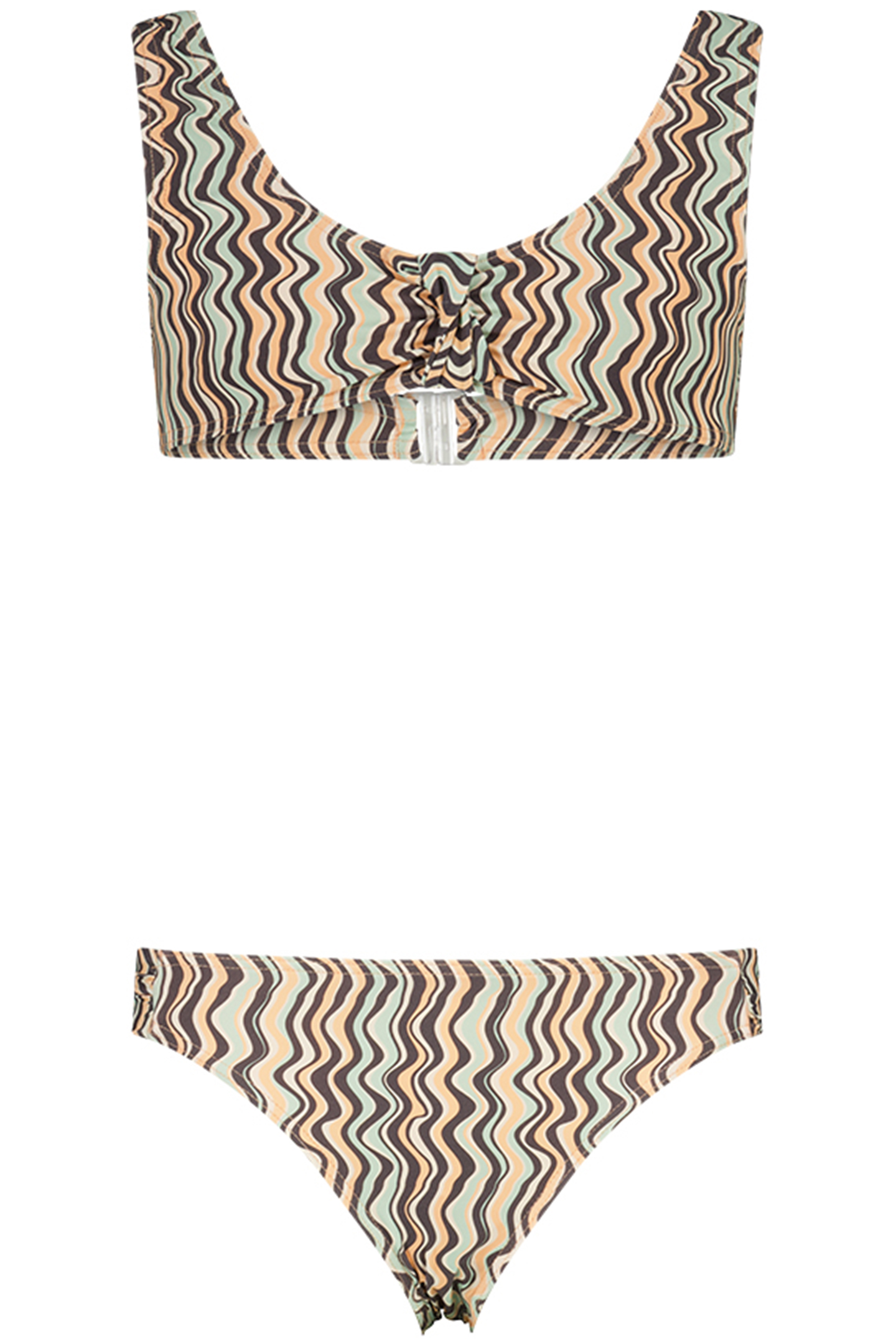 LIZA BIKINI JR GREEN/ORANGE by America Today