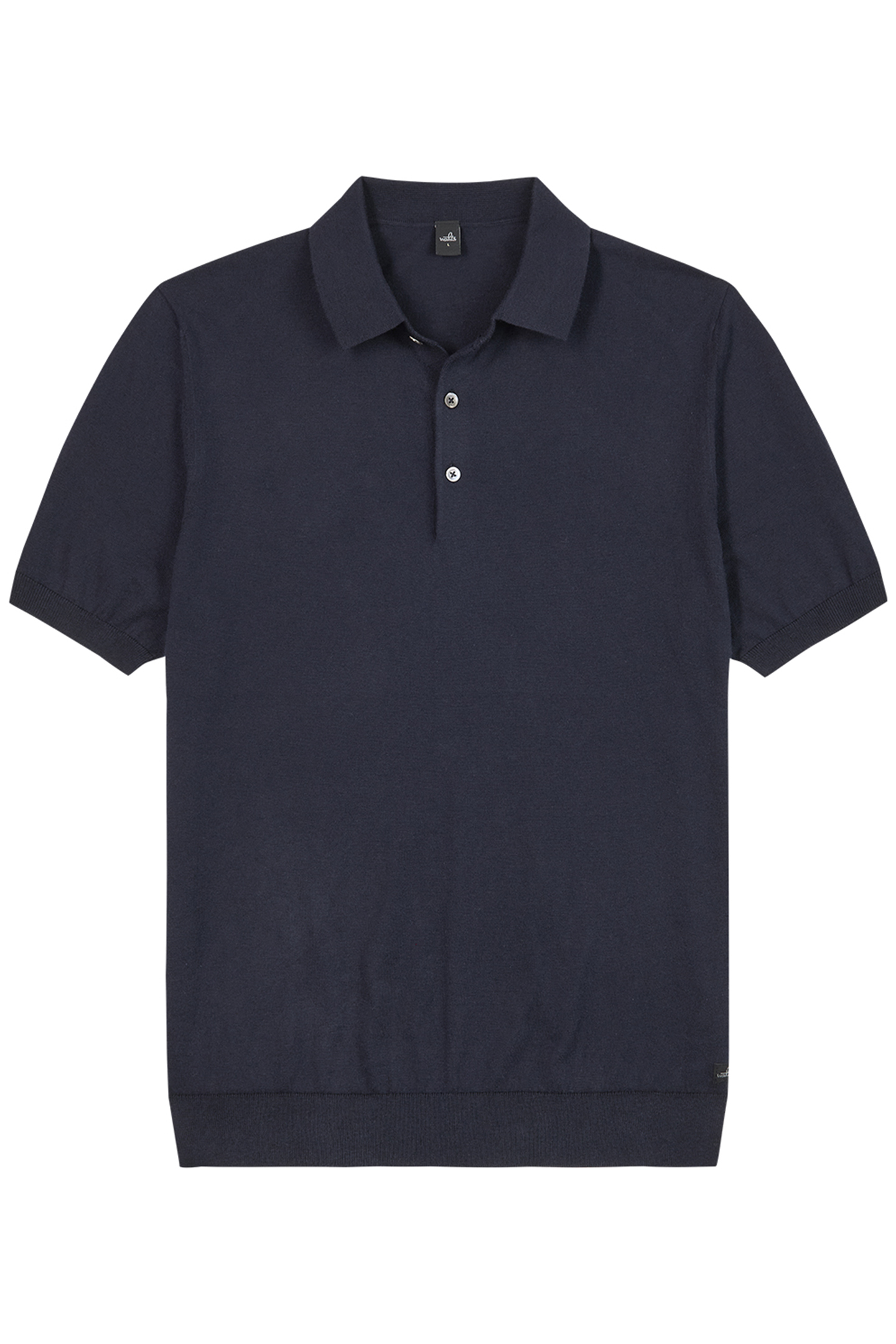 PEREZ | COTTON CASHMERE POLO NAVY BLUE 1
