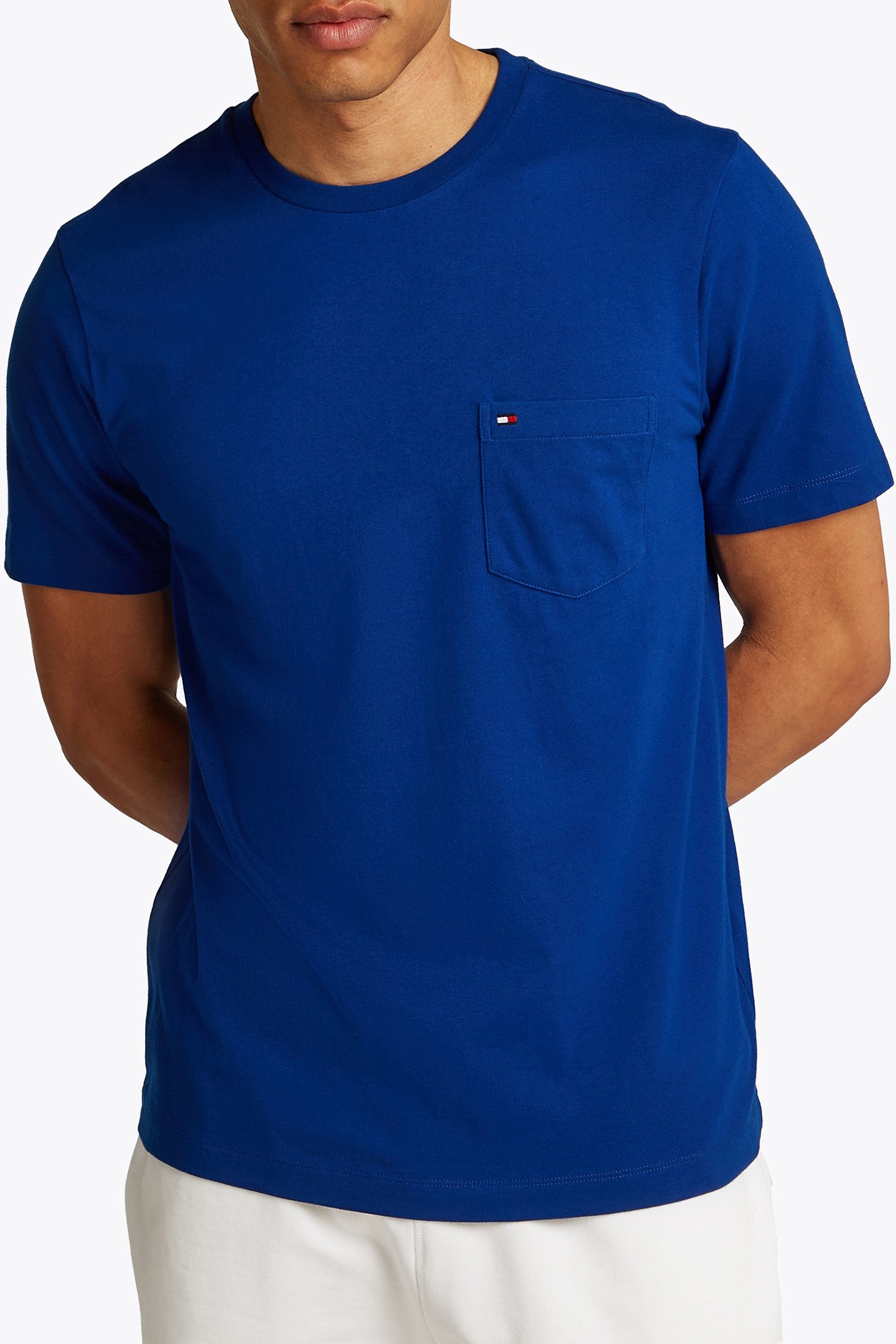 ESSENTIAL SOLID POCK WEDGE BLUE by Tommy Hilfiger