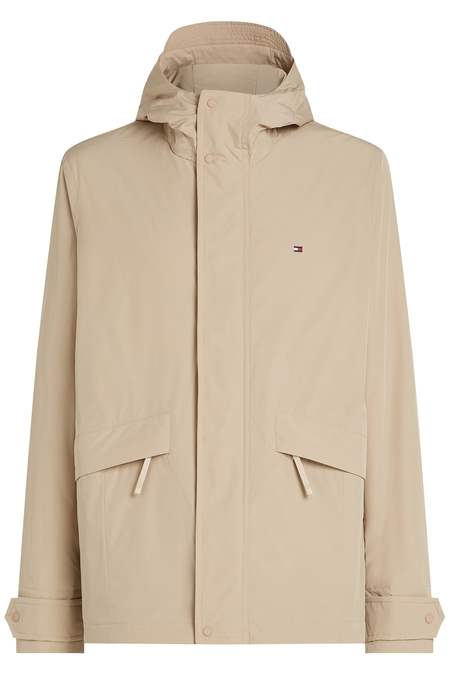 PACKABLE HOODED JACKET, REGULAR FIT, SANDALWOOD 4