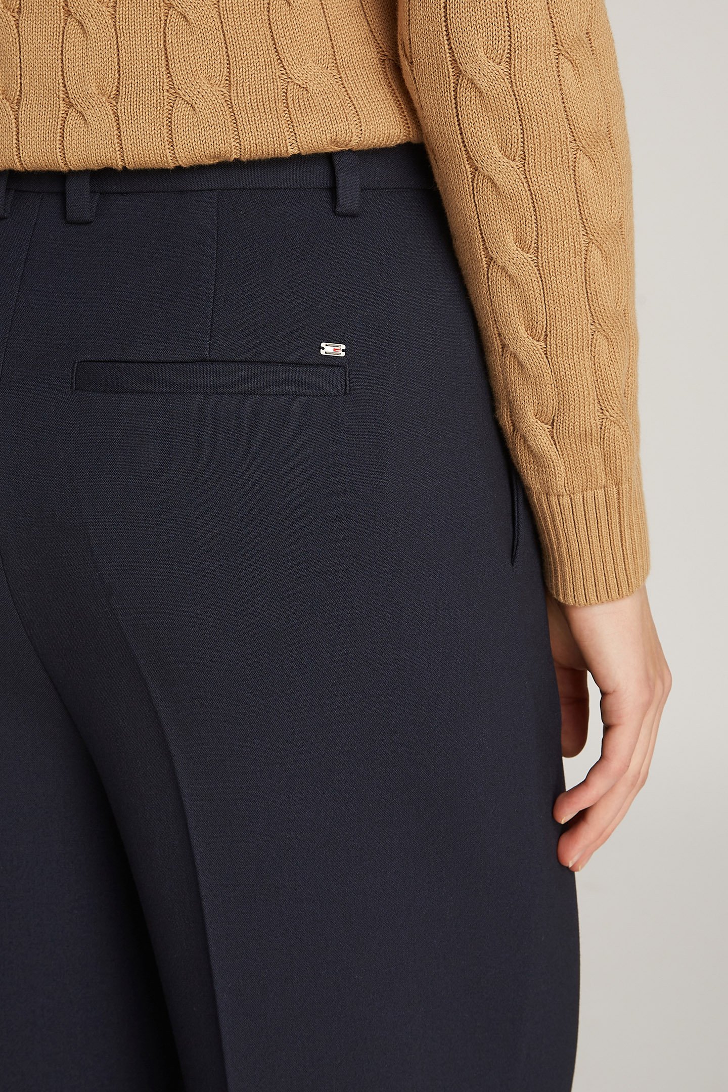 PUNTO RELAXED FIT STRAIGHT LEG PANTS DARK NIGHT NAVY 6