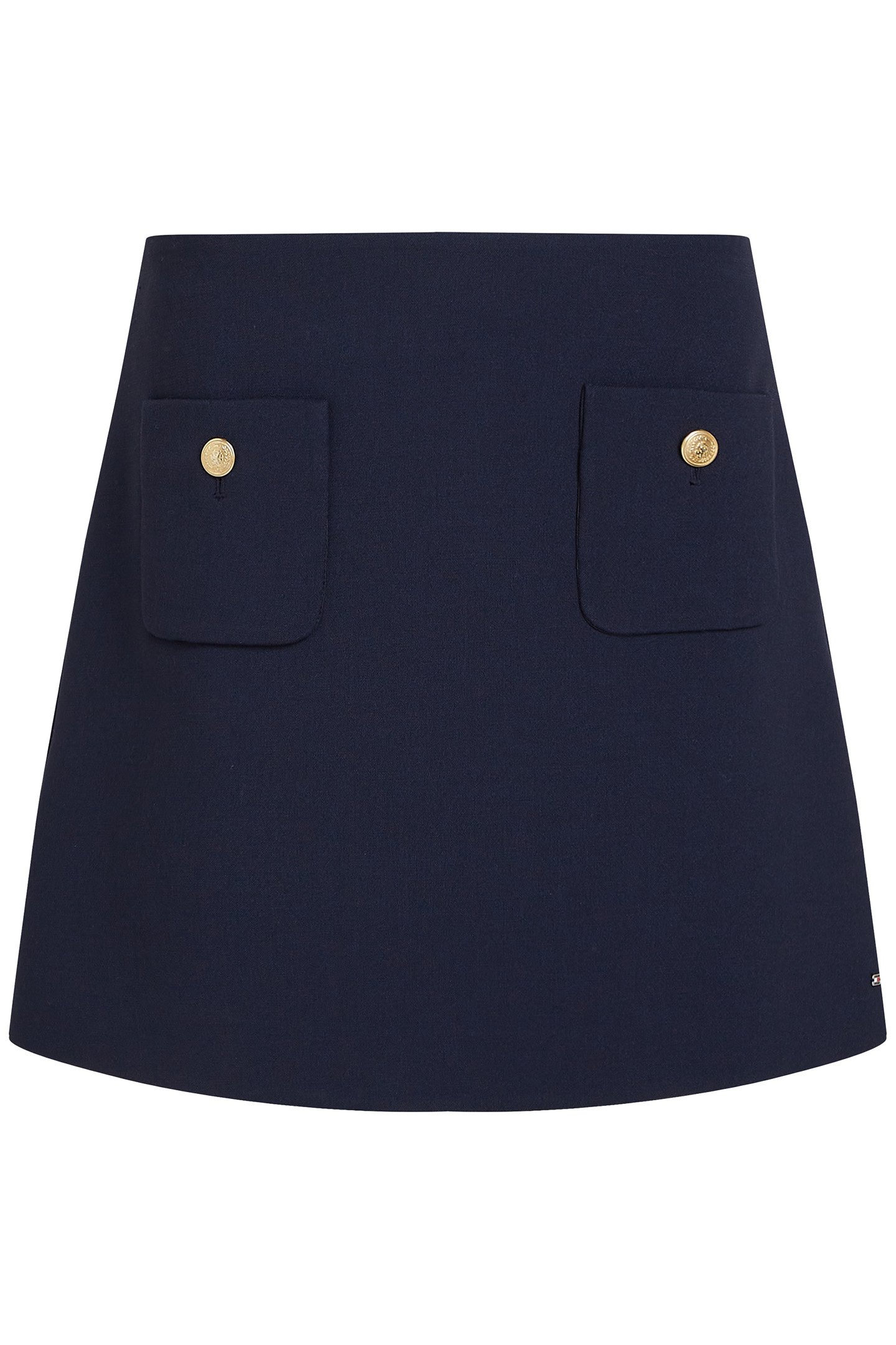 LOOSE FIT A-LINE MINI DRESS BLUE 4