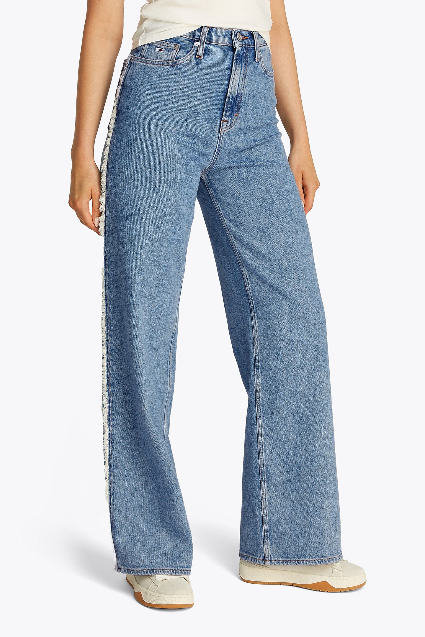 CLAIRE HR WD FRINGE DENIM LIGHT by Tommy Hilfiger