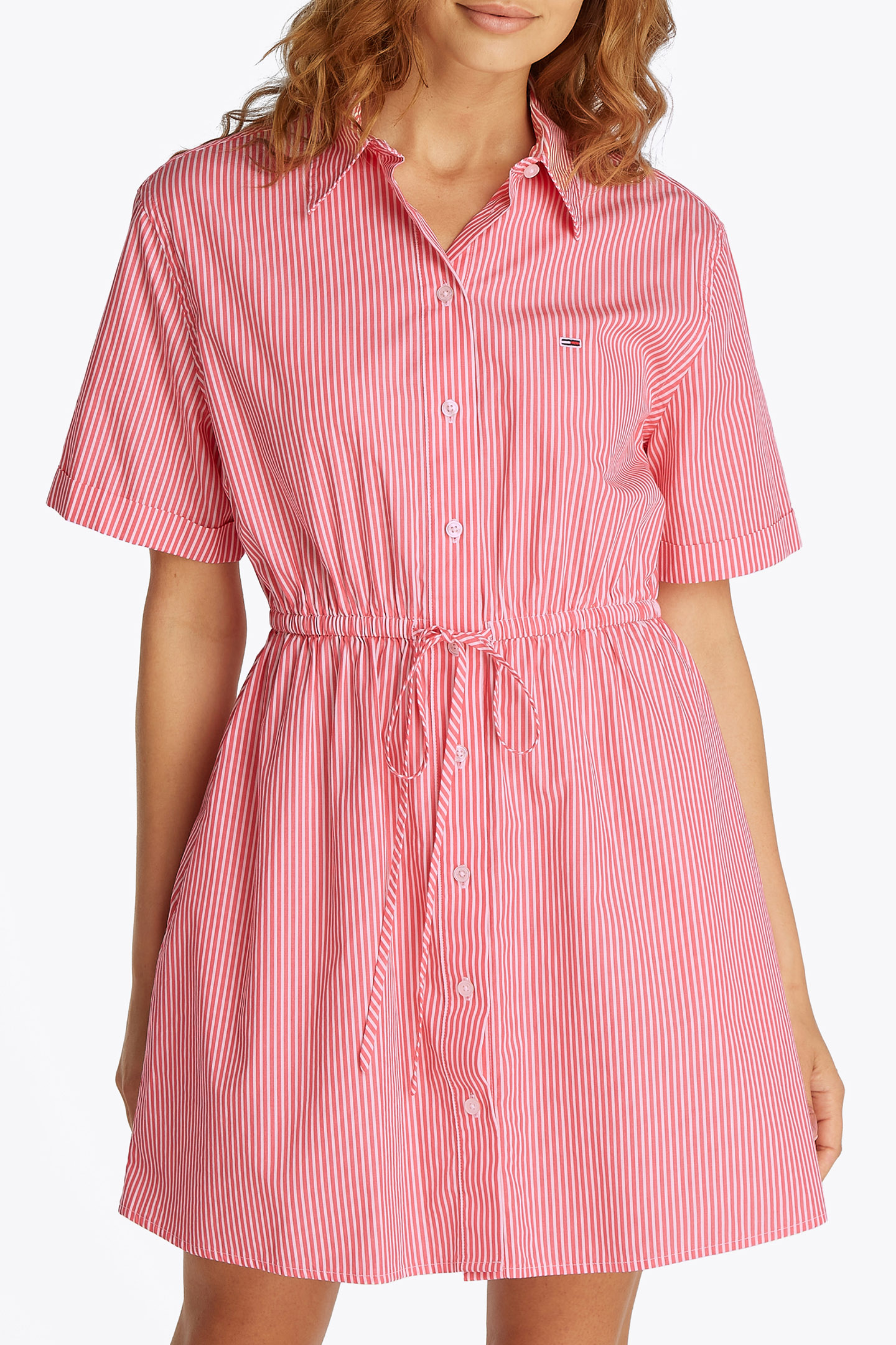 TJW MINI STRIPE SHIR AMOUR / STRIPE by Tommy Hilfiger