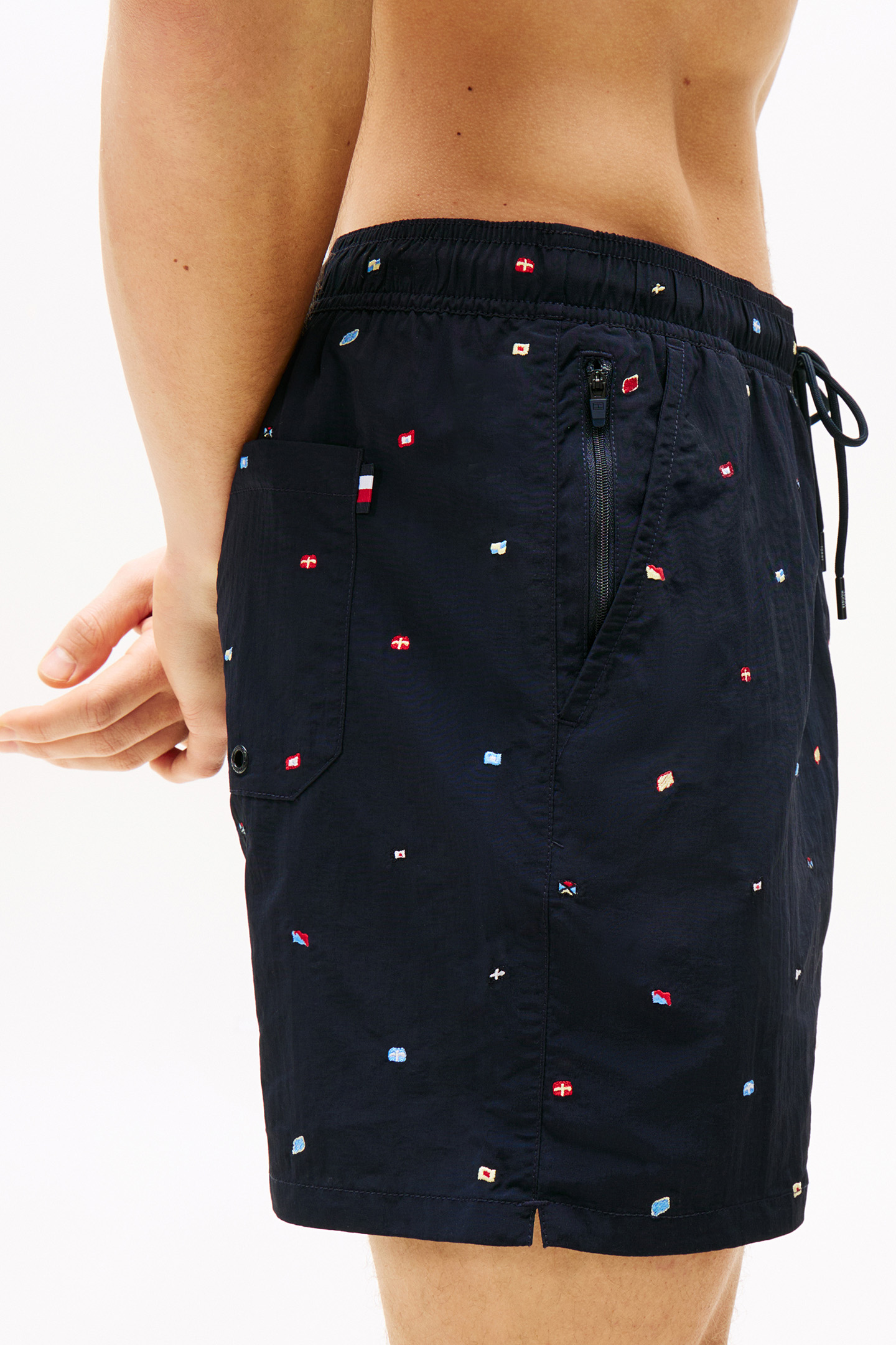 CR FLAG CRITTER DESERT SKY REGULAR FIT SWIM SHORTS BLUE 5