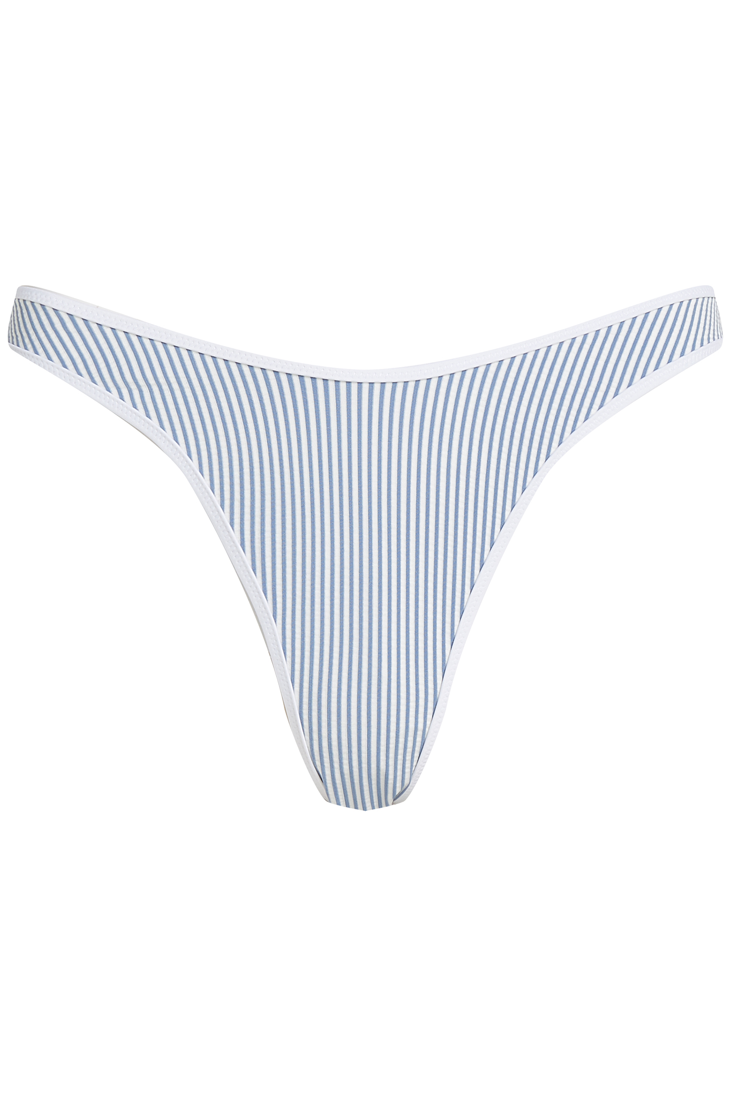 HIGH LEG CHEEKY EXTRA SHORT BIKINI SLIP BLUE 5