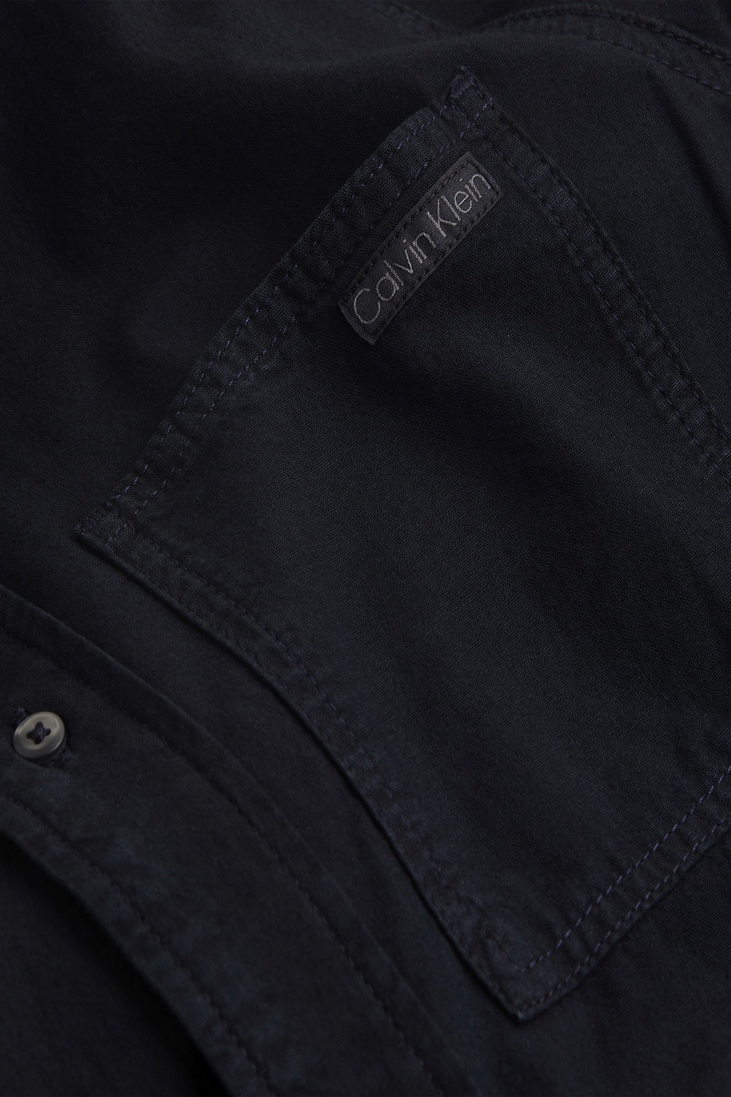 REGULAR CHAMBRAY SHI DENIM BLACK 7