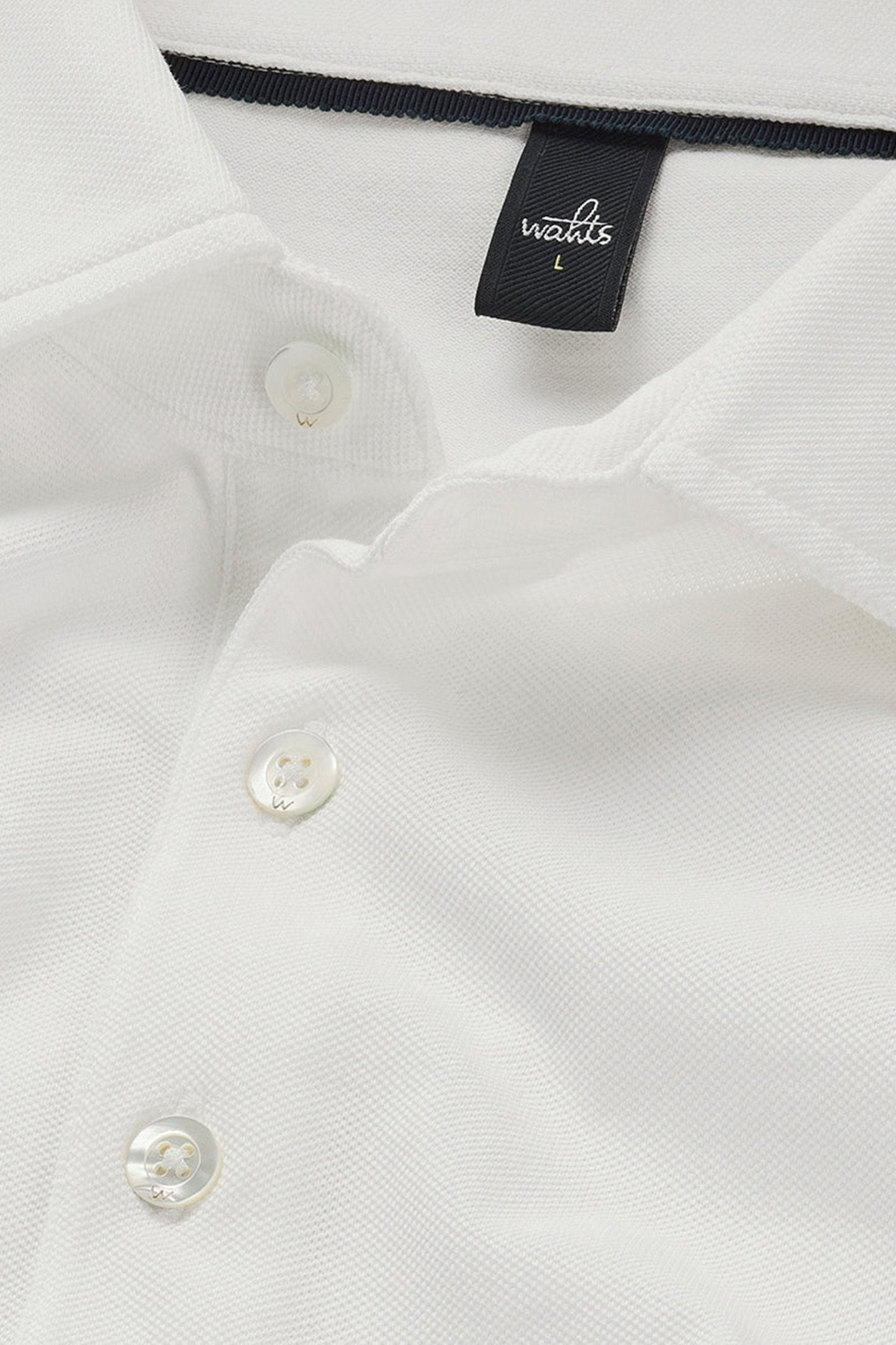 DAVIS | PIQUÉ POLO SHIRT PURE WHITE 3