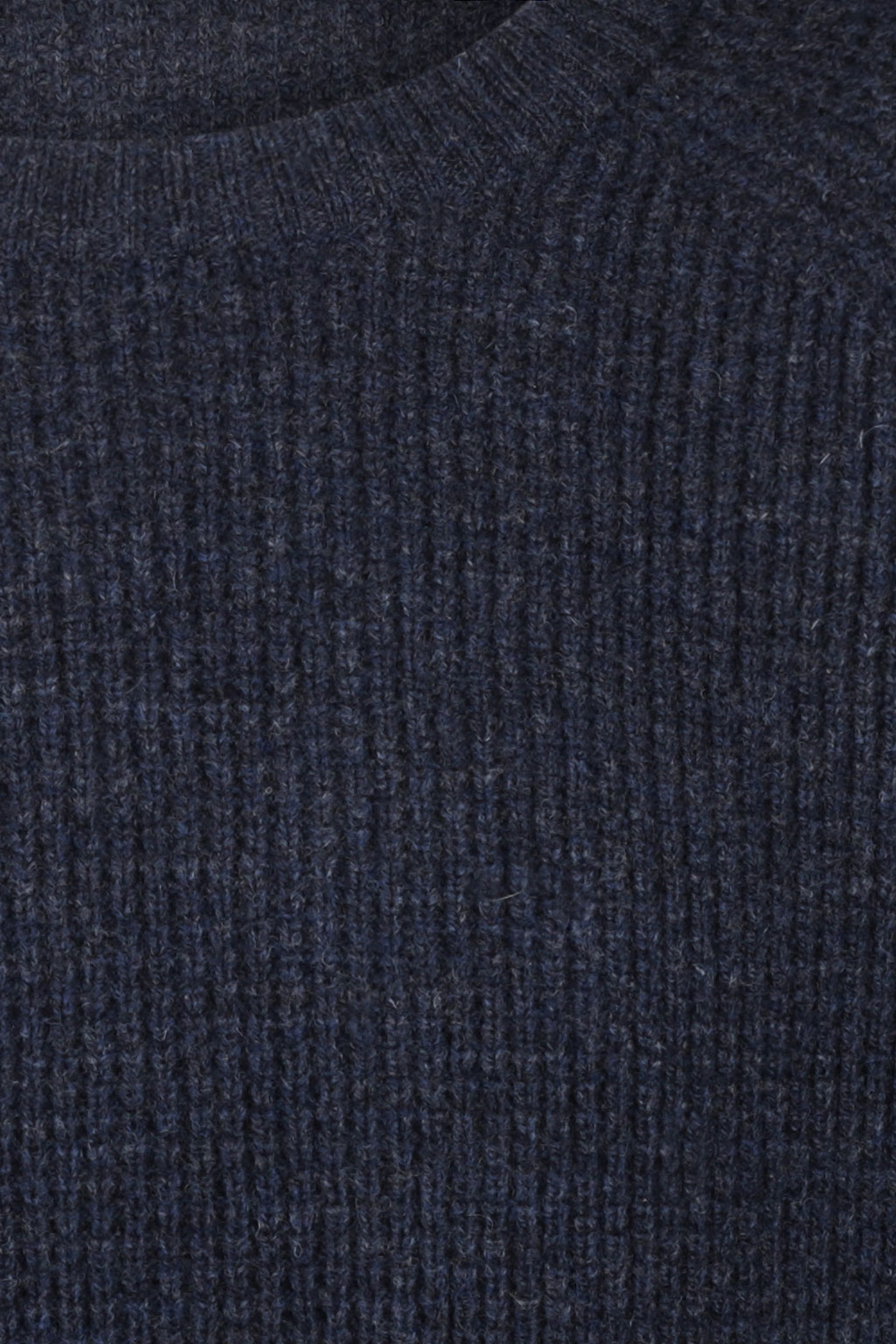 FANCY KNIT C-NECK SWEATER NAVY 3