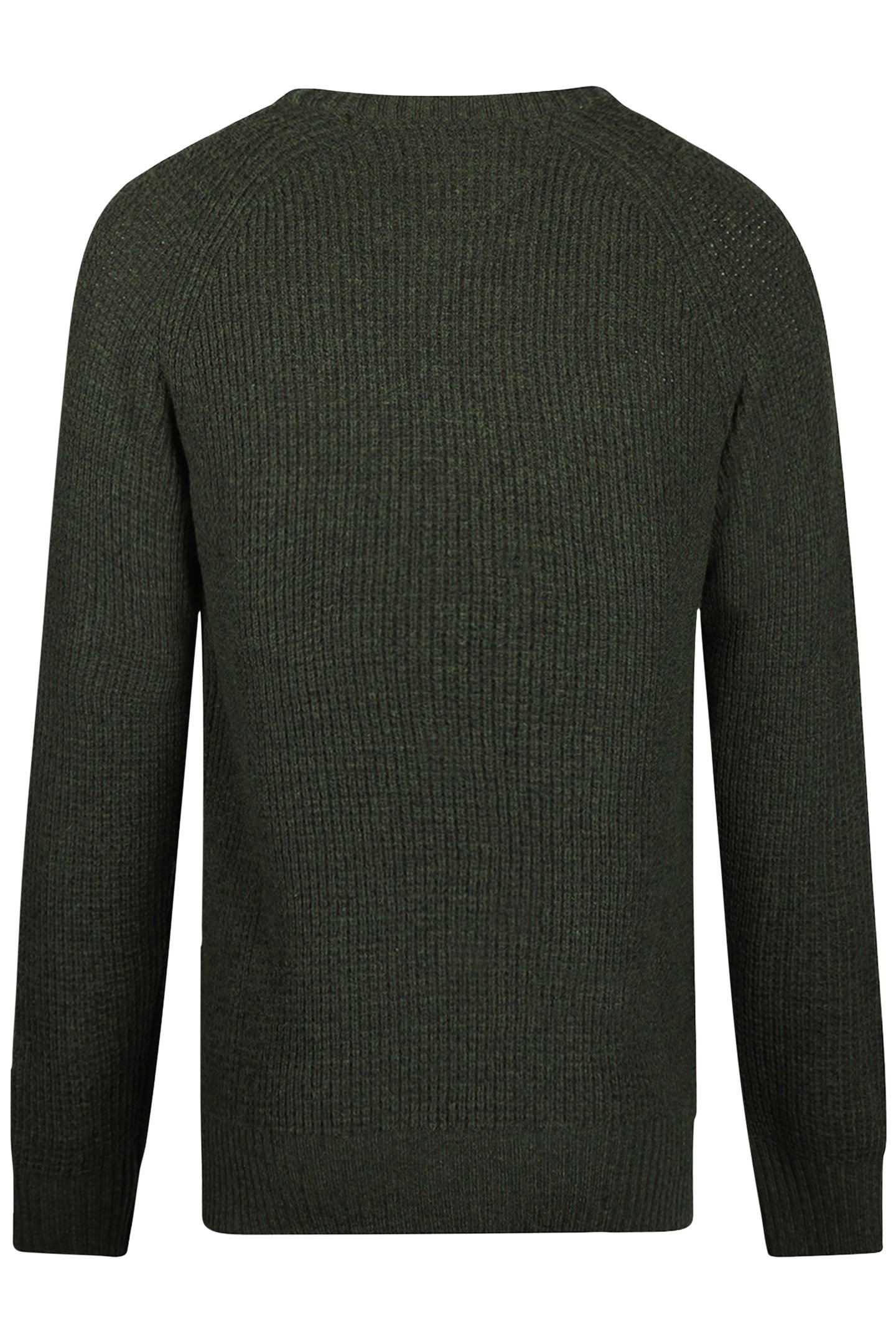 FANCY KNIT C-NECK SWEATER PINE GREEN 2