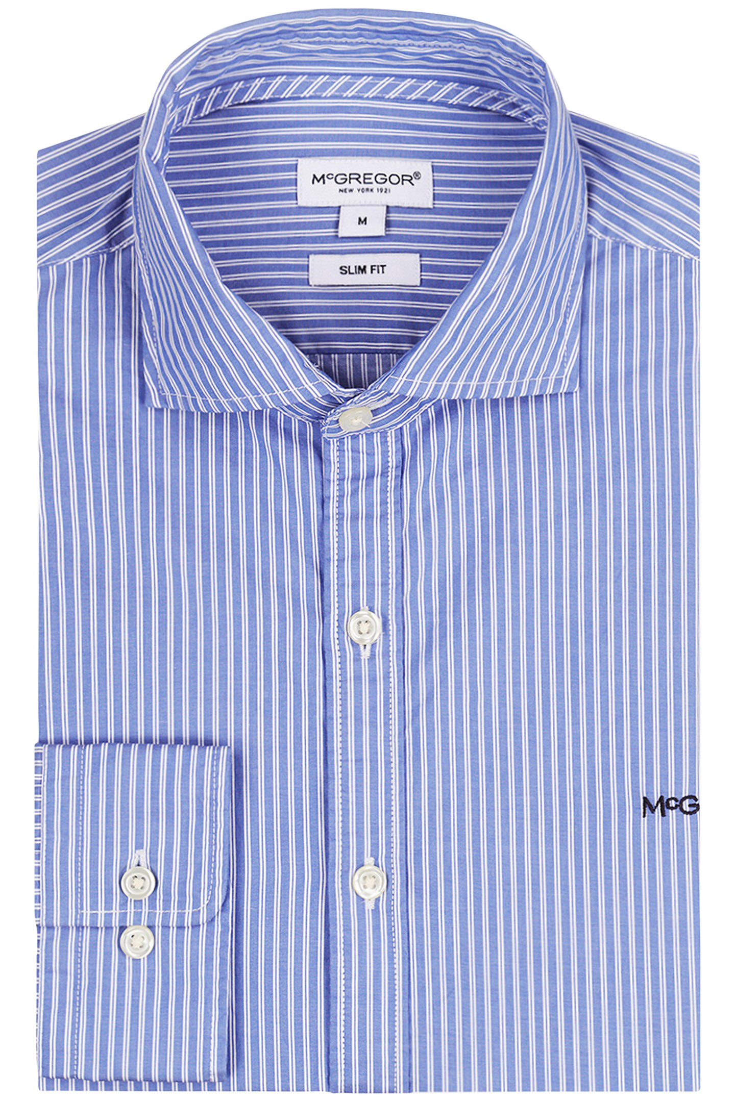 STRIPE SHIRT MEDIUM BLUE 8