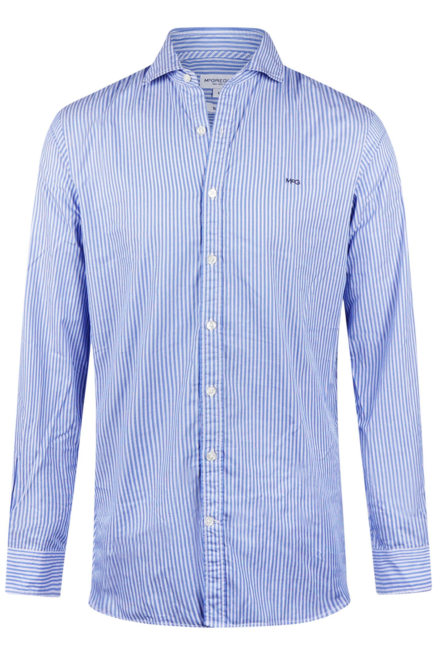 STRIPE SHIRT MEDIUM BLUE 4