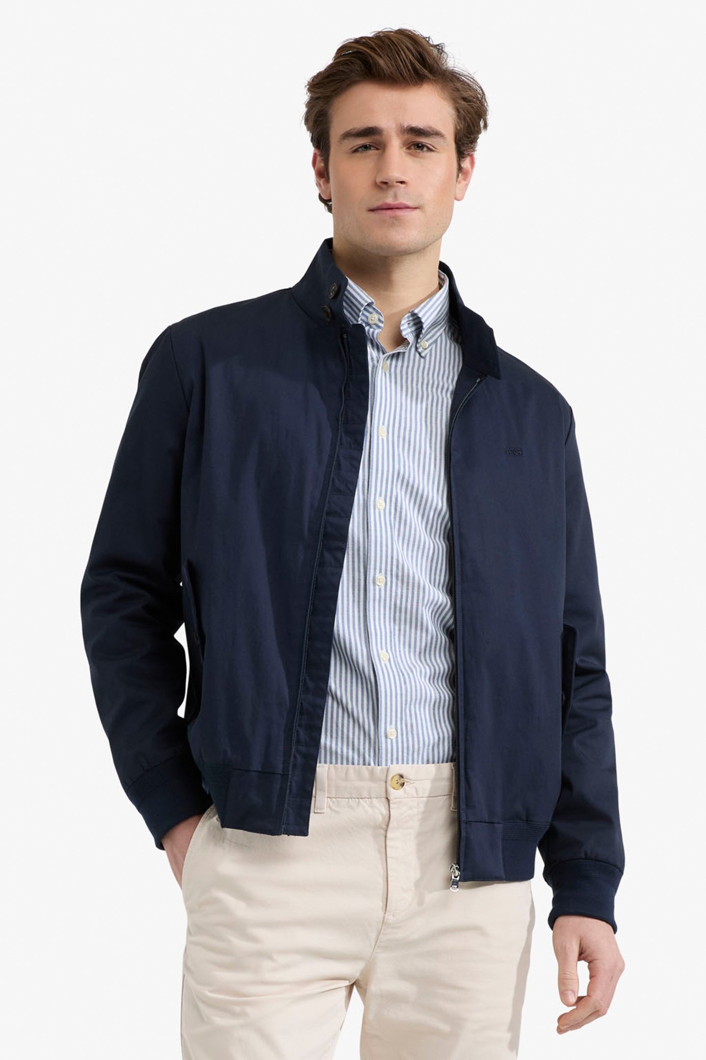 CLASSIC COTTON BOMBER NAVY by McGregor