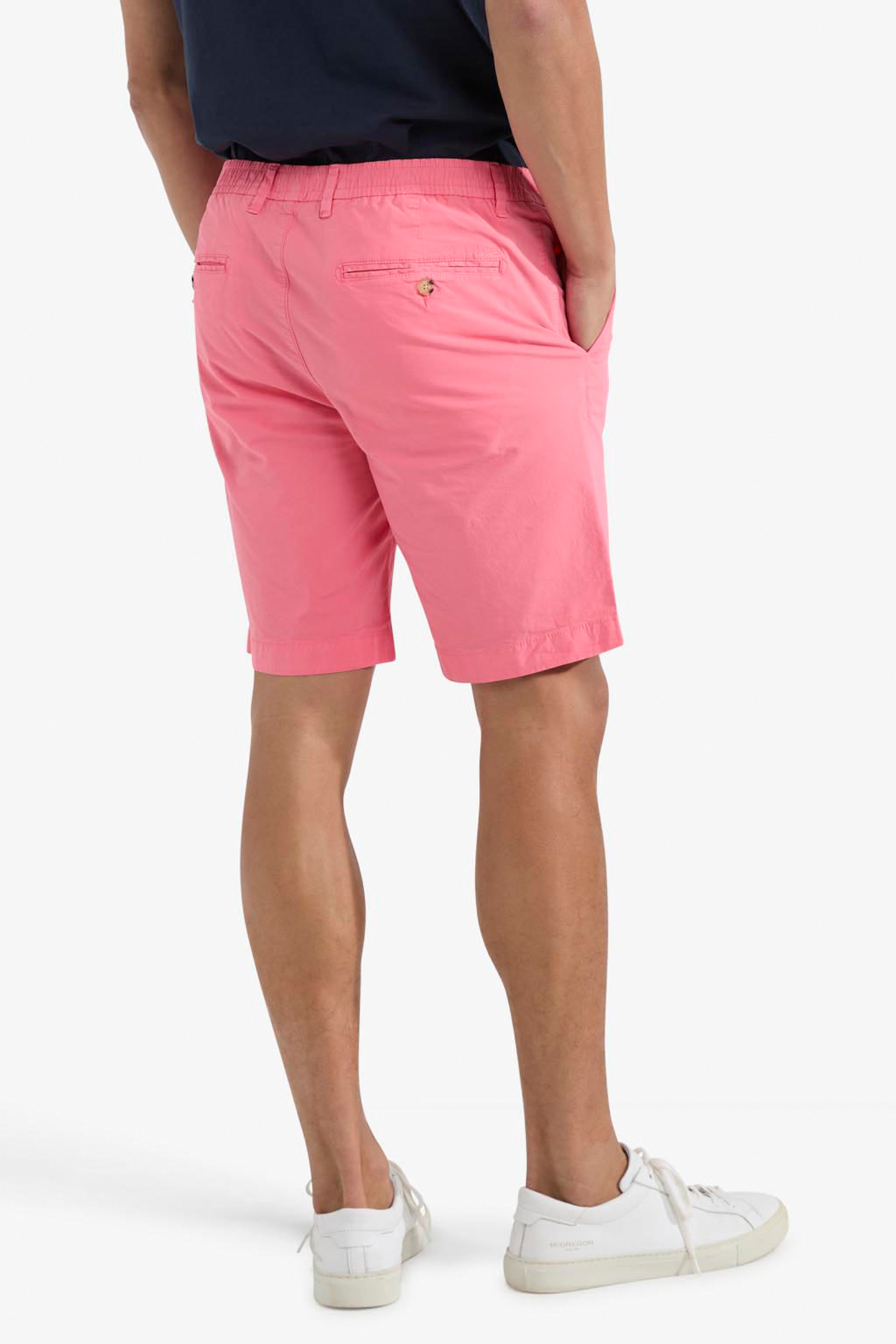 POPLIN SHORTS CORAL RED 2