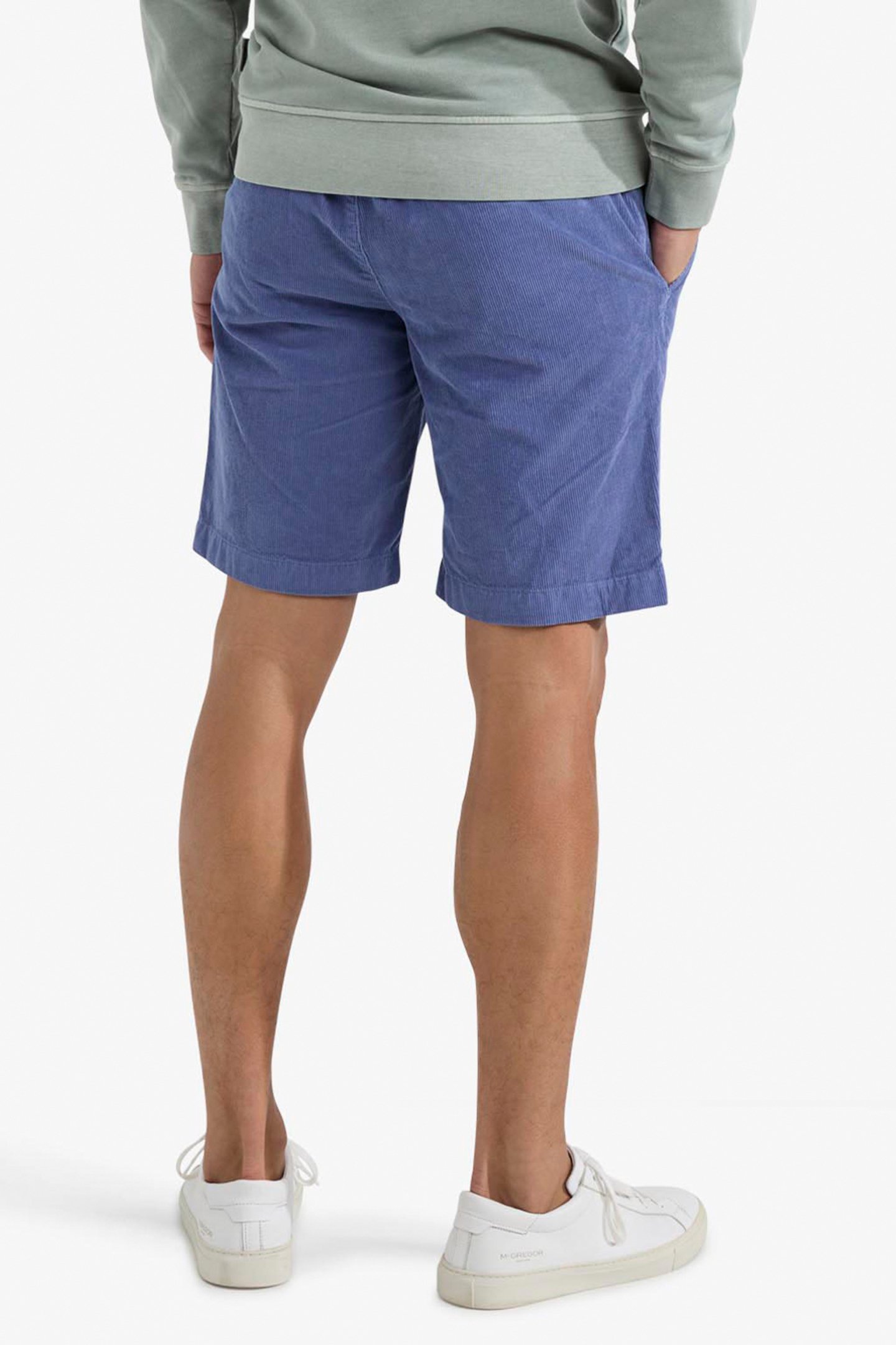 CORD SHORTS VINTAGE BLUE 2