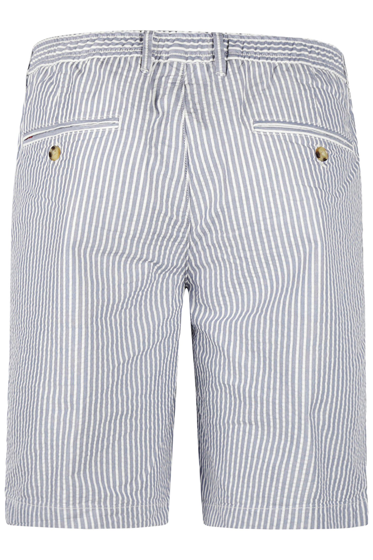 STRIPED SEERSUCKER SHORT MEDIUM BLUE 4