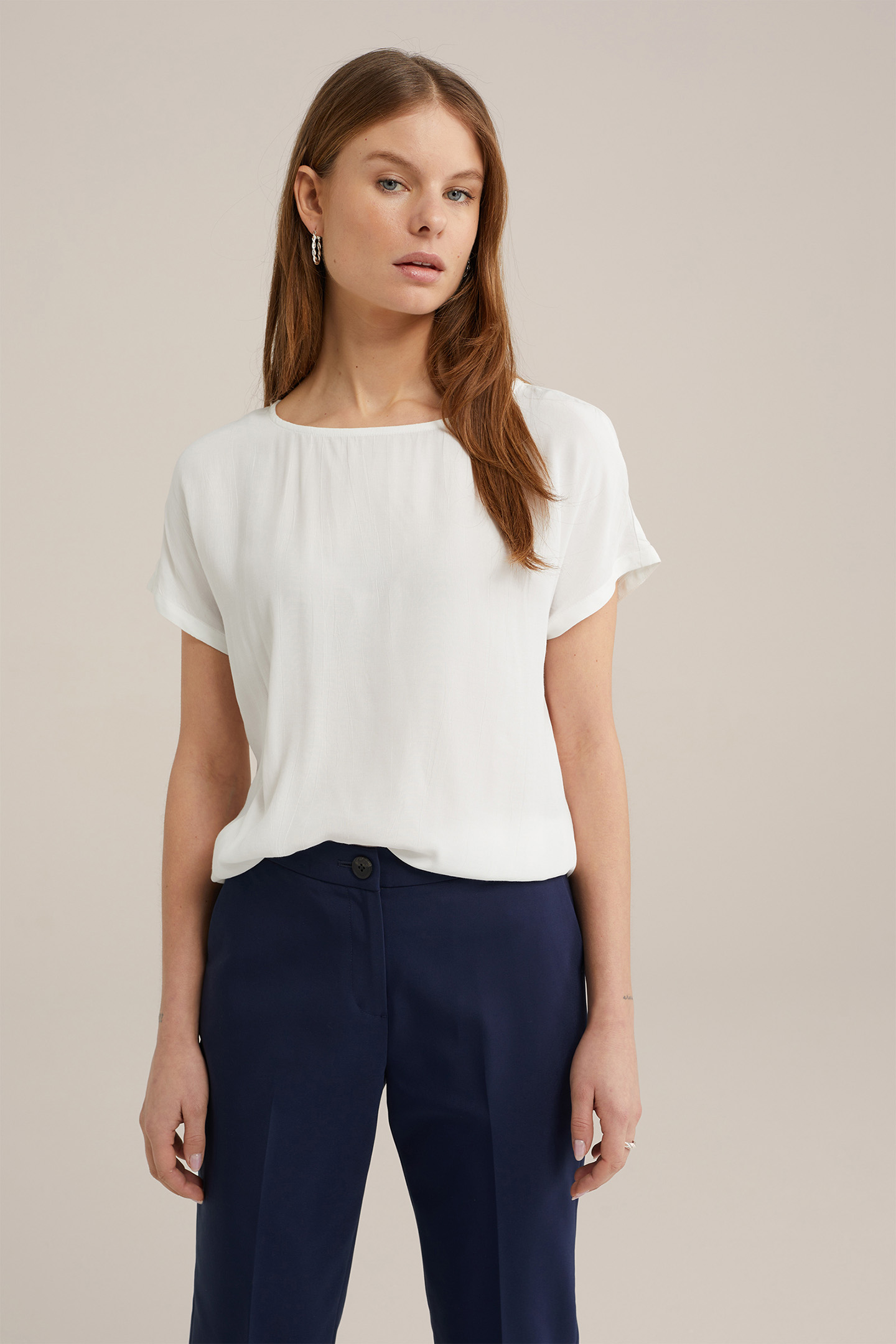 T-SHIRT WHITE by WE Fashion